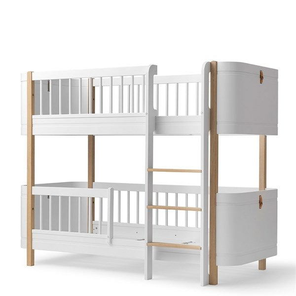 Oliver Furniture Wood Mini+ Halvhøj Køjseng Hvid/Eg