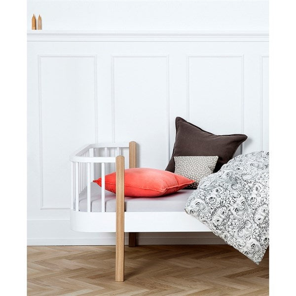 Oliver Furniture Wood Lounger Seng Hvid/Eg 2