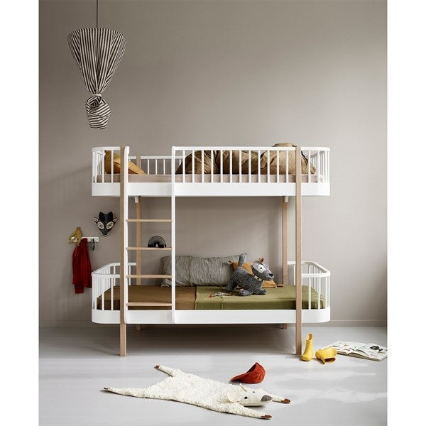 Oliver Furniture Wood Original Køjeseng Hvid/Eg