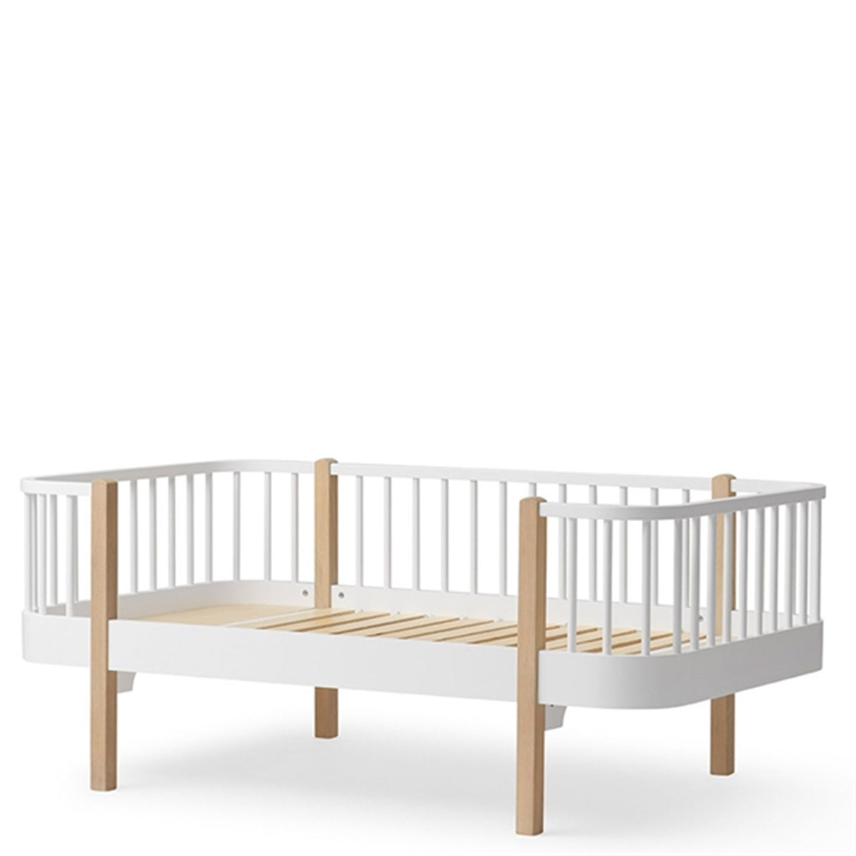 Oliver Furniture Wood Junior Sofaseng Hvid/Eg