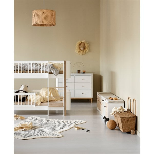 Oliver Furniture Wood Reol 5x1 m. Sokkel