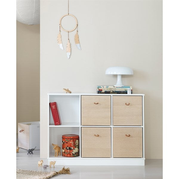 Oliver Furniture Wood Reol 3x2 m. Sokkel