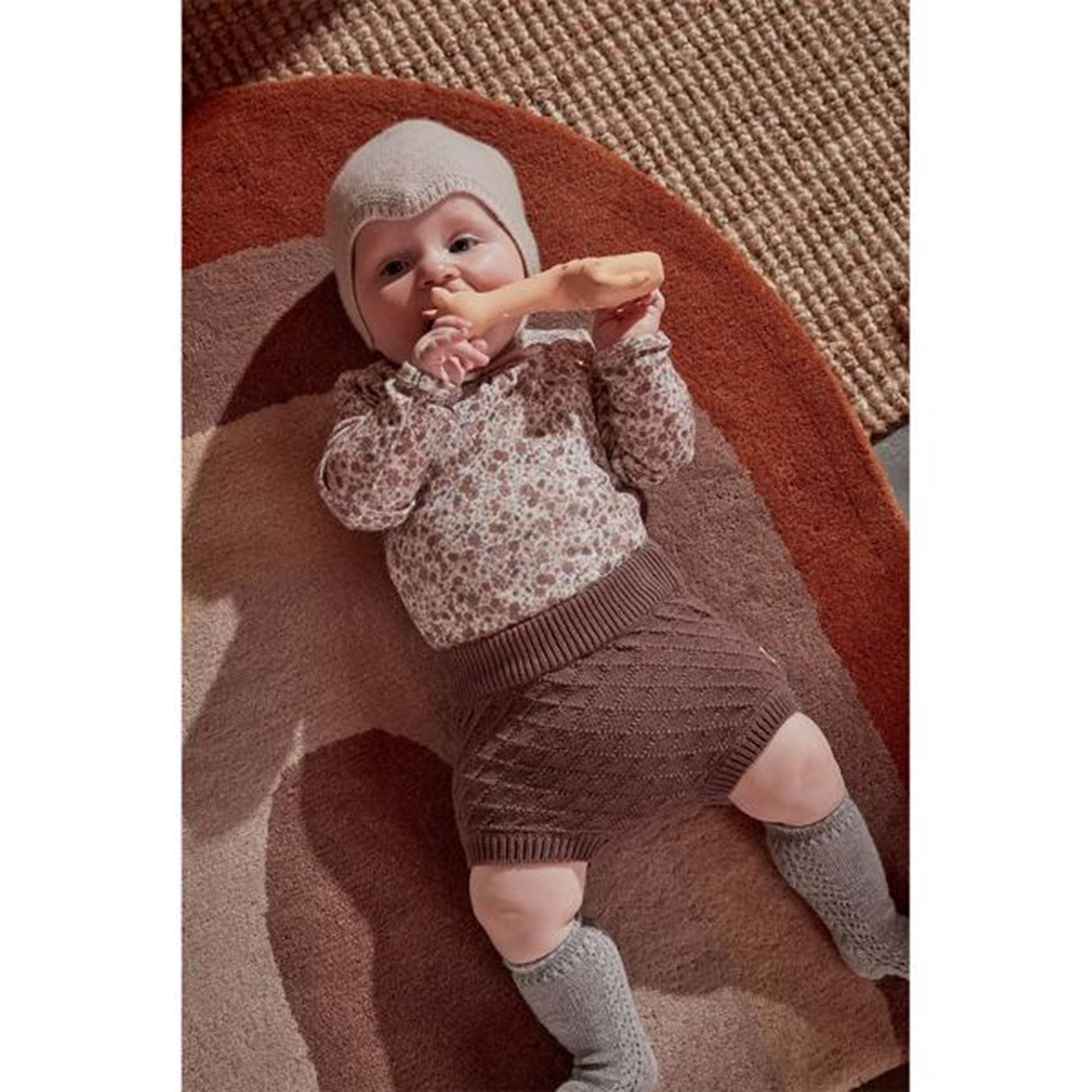 OYOY Regnbue Gulvtæppe Choko