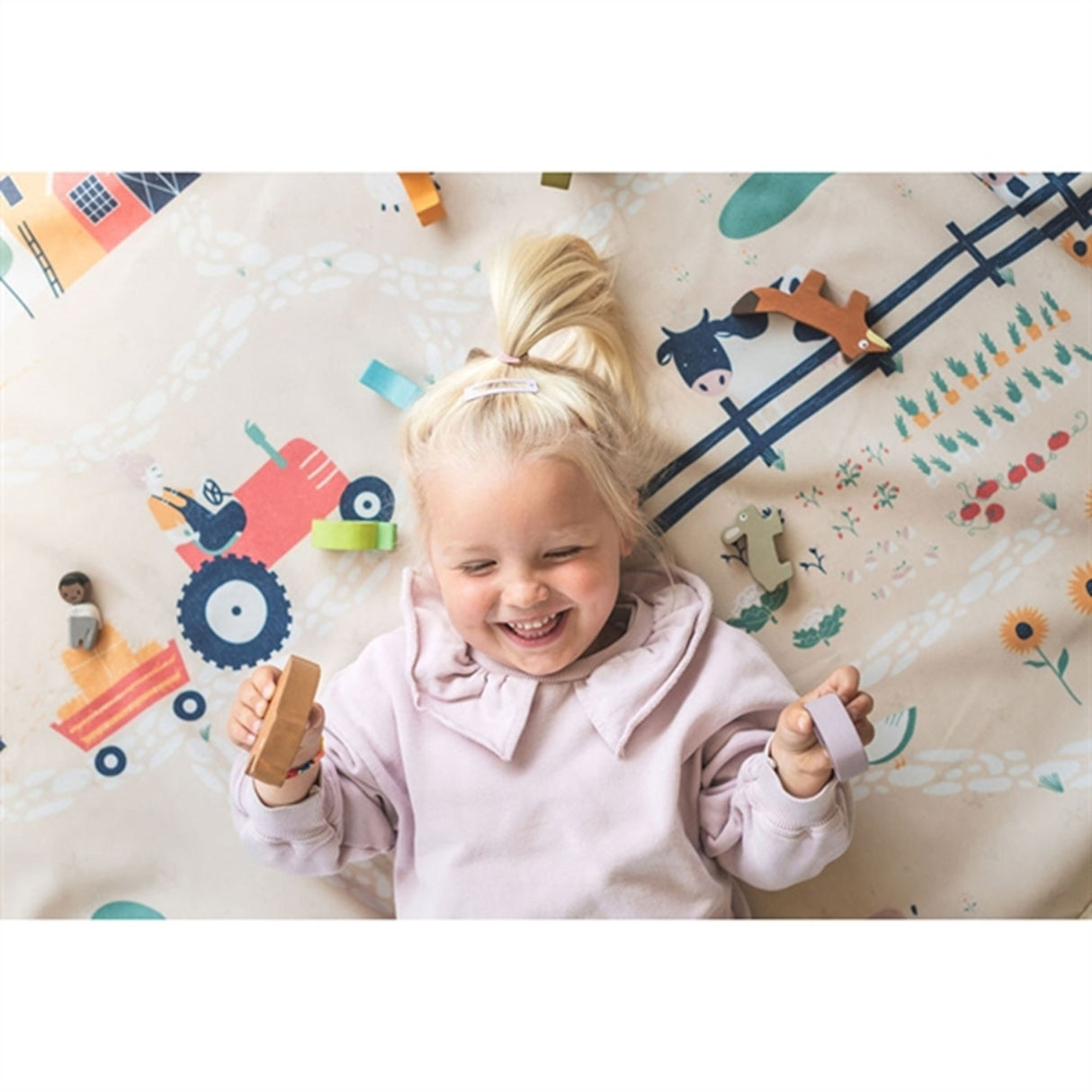 Play&Go 2-i-1 Legetæppe Farm