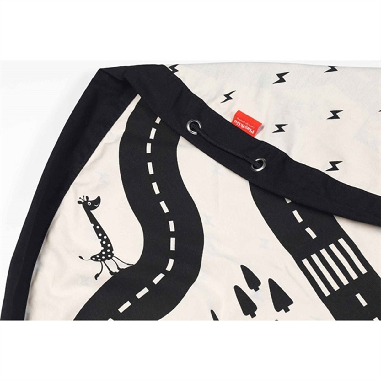 Play&Go 2-i-1 Legetæppe Roadmap/Thunderbolt