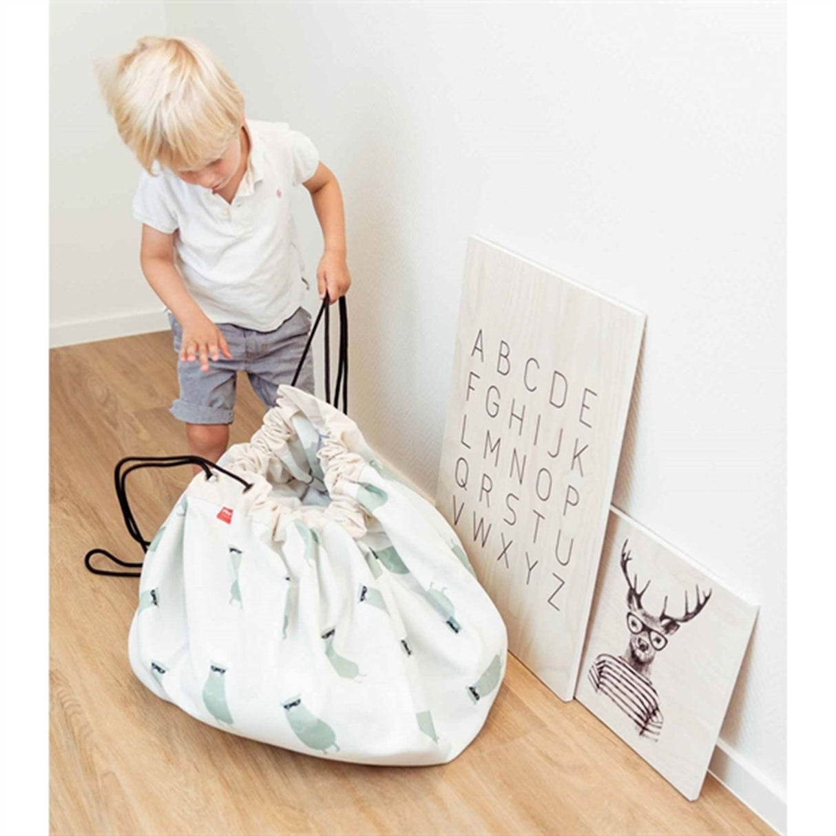 Play&Go 2-i-1 Legetæppe Trainmap/Bears