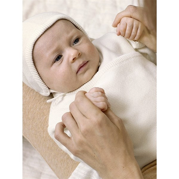 Serendipity Newborn Creme Knit Bonnet