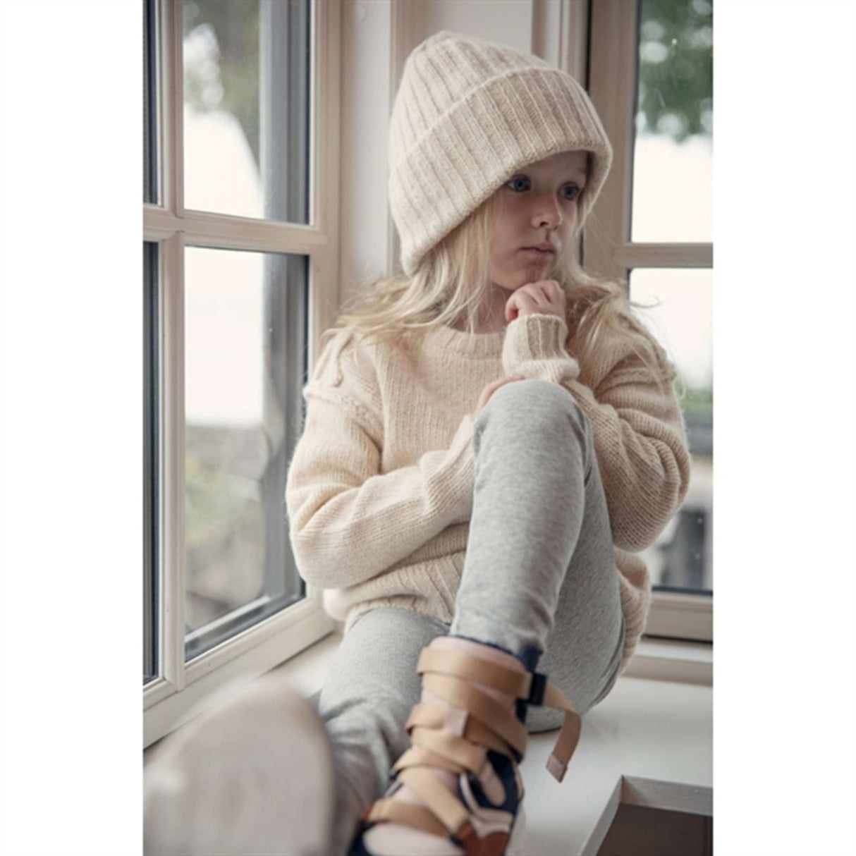 HOLMM Sterling Melange Pablos Strik Leggings