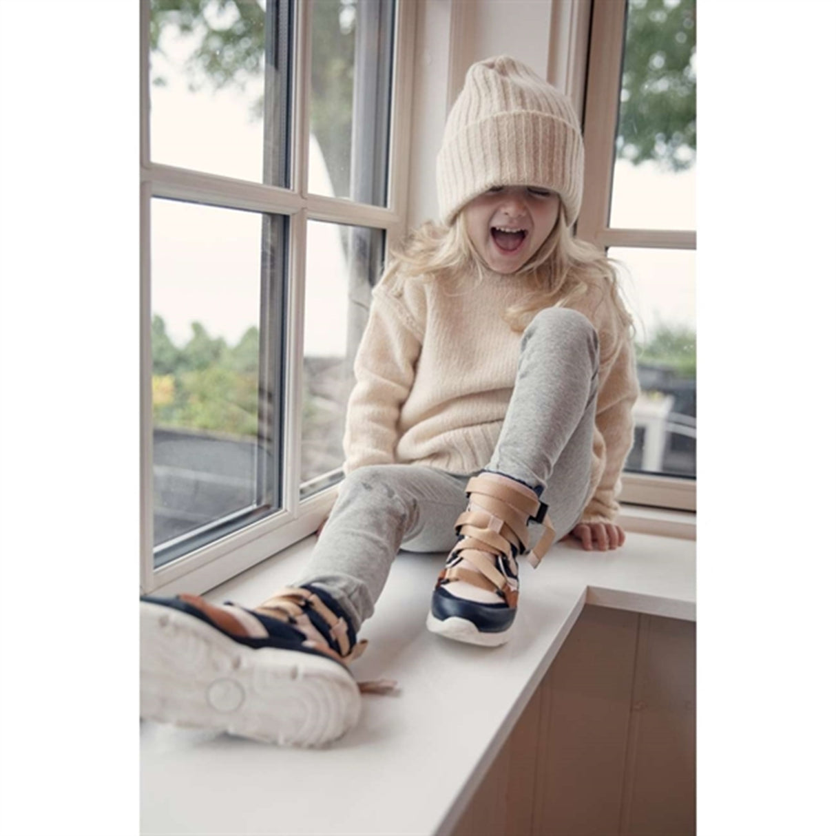 HOLMM Sterling Melange Pablos Strik Leggings