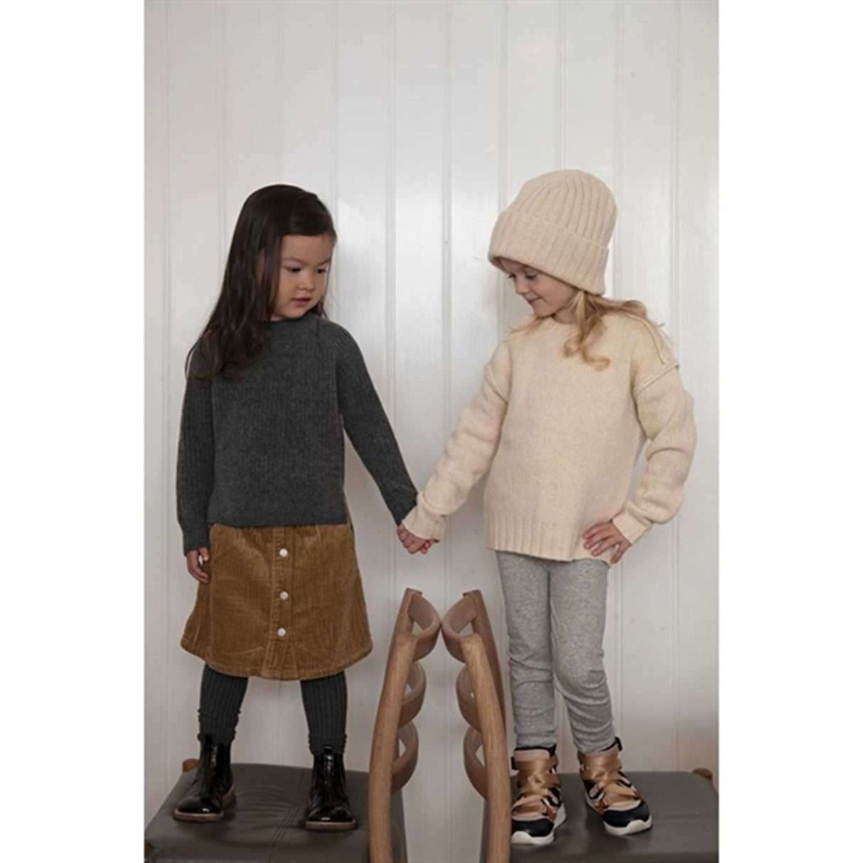 HOLMM Sterling Melange Pablos Strik Leggings