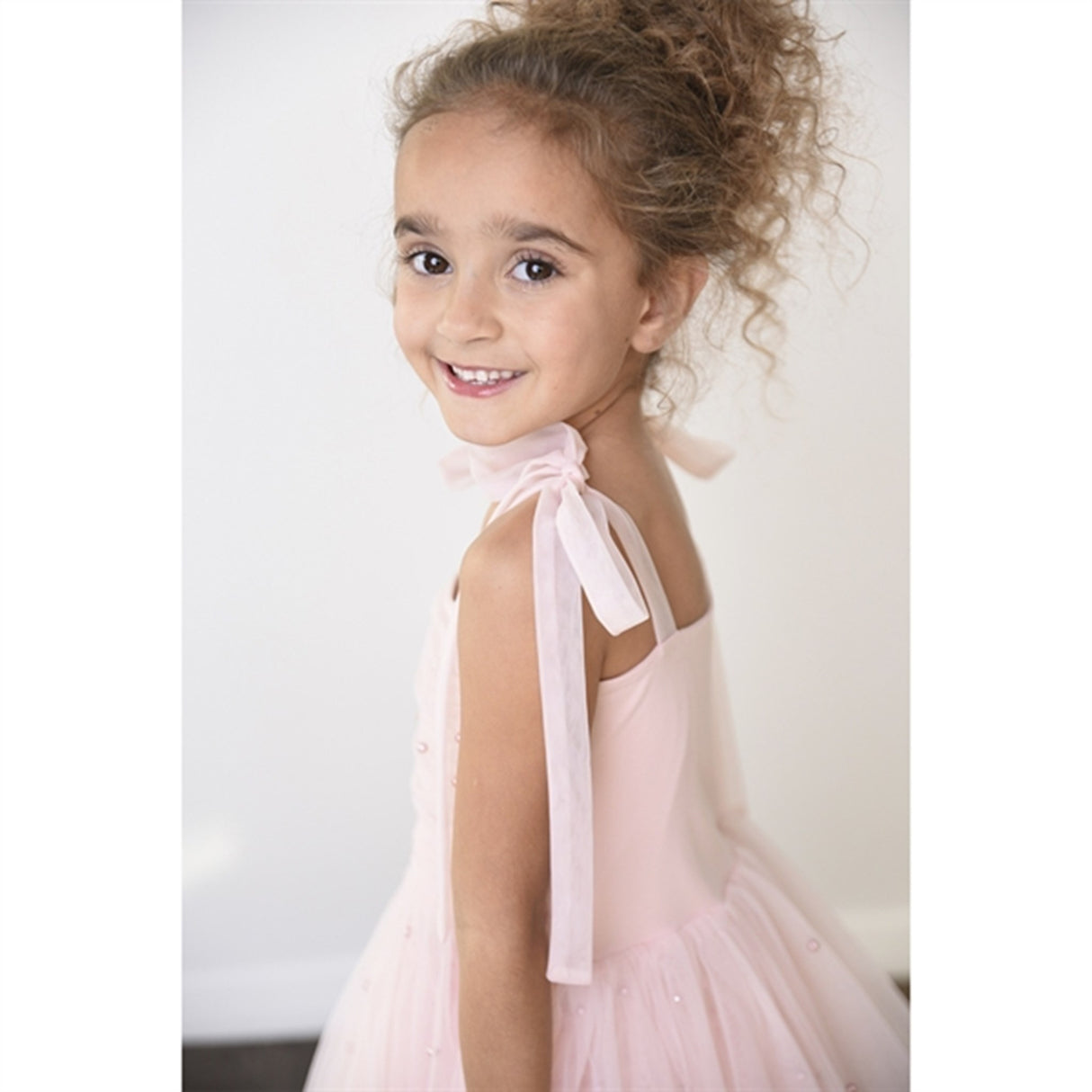 Dolly by Le Petit Tom Pearl Tulle Ballerina Kjole Pink