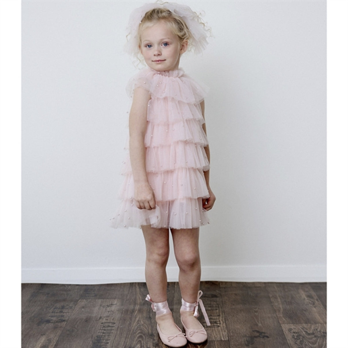 Dolly by Le Petit Tom Pearl Tutully Tiered Tulle Tuttu Kjole Pink