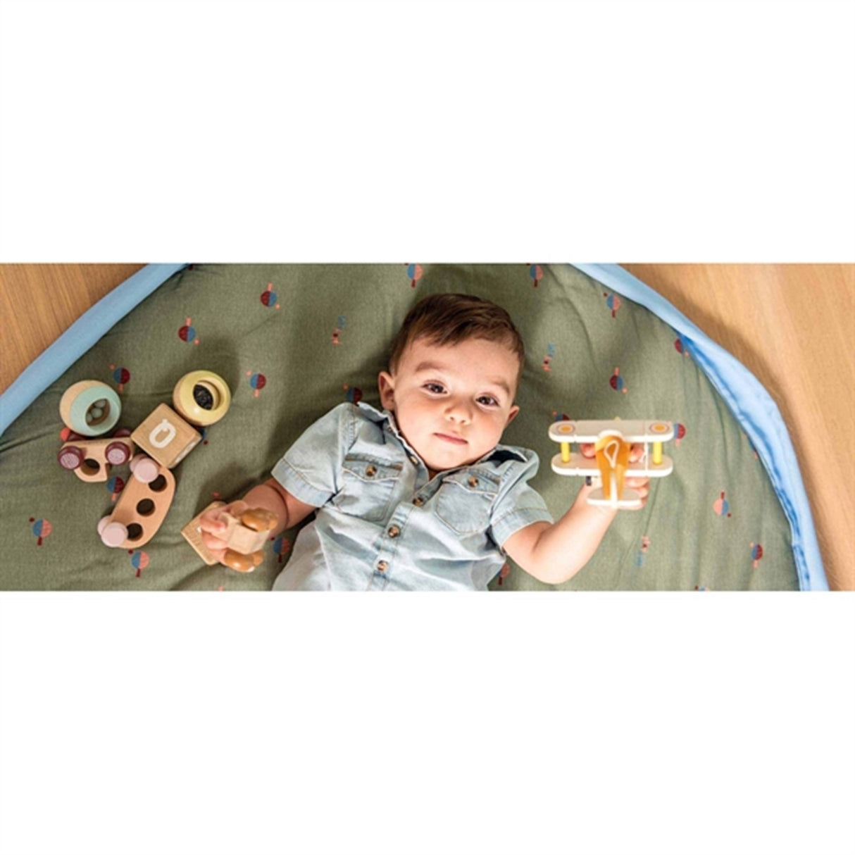 Play&Go 3-i-1 Legetæppe Soft Ping Pong