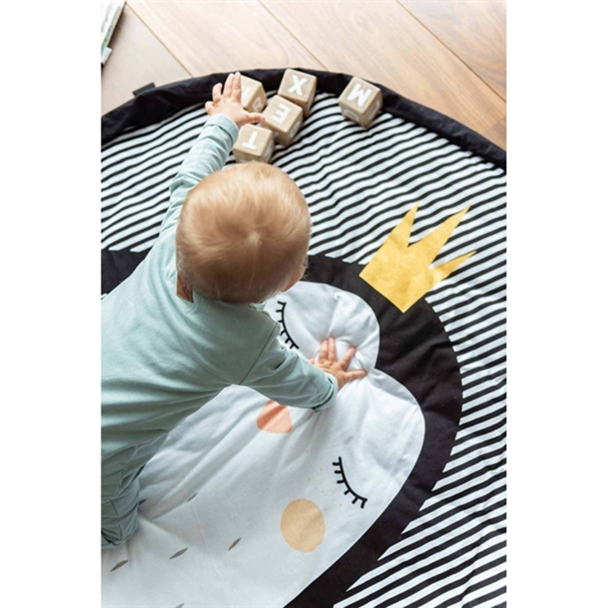 Play&Go 3-i-1 Legetæppe Soft Pinguin