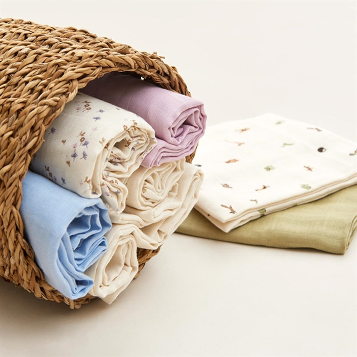 Pippi Økologiske Stofbleer 3-pak Burnished Lilac