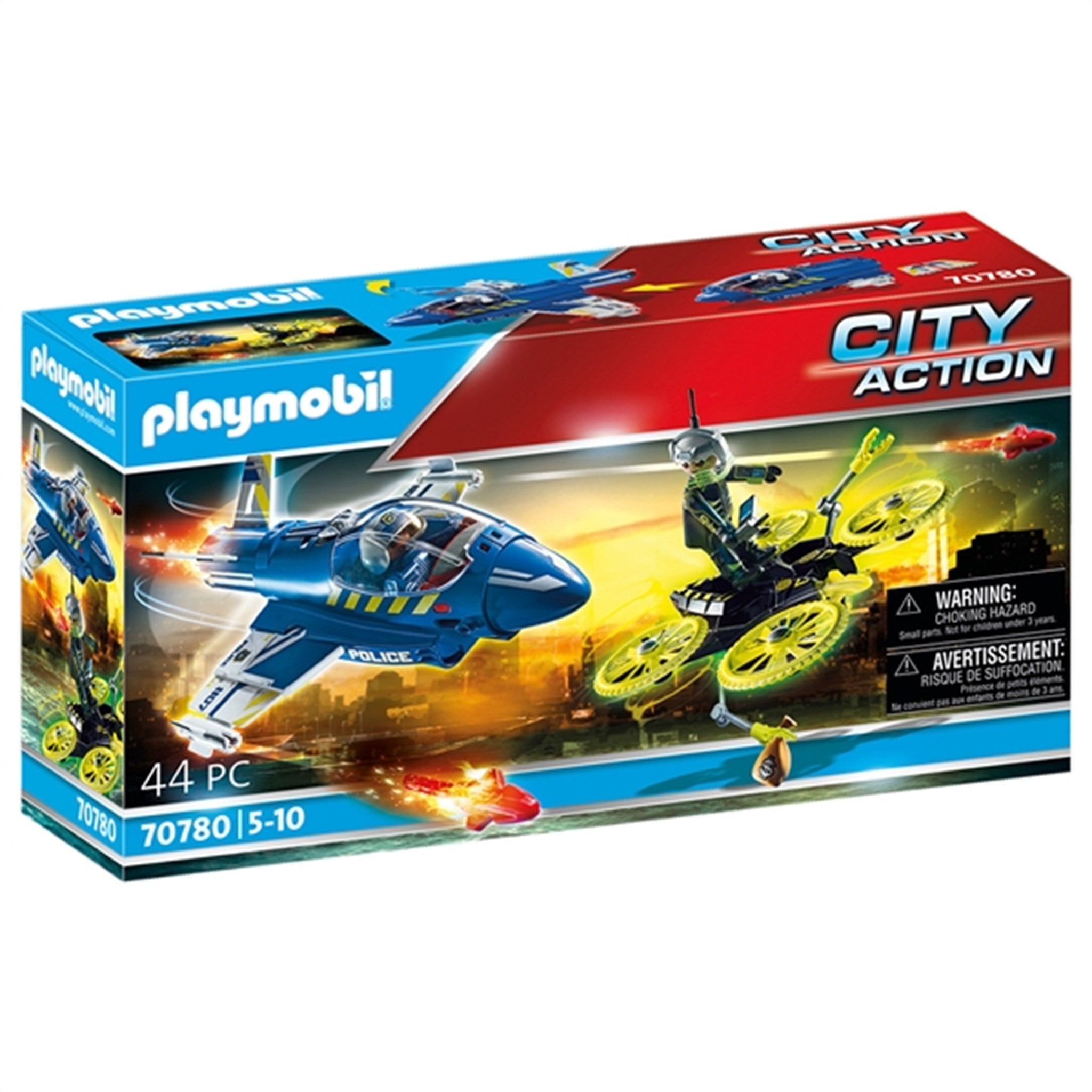 Playmobil® City Action - Politi-Jet: Dronejagt