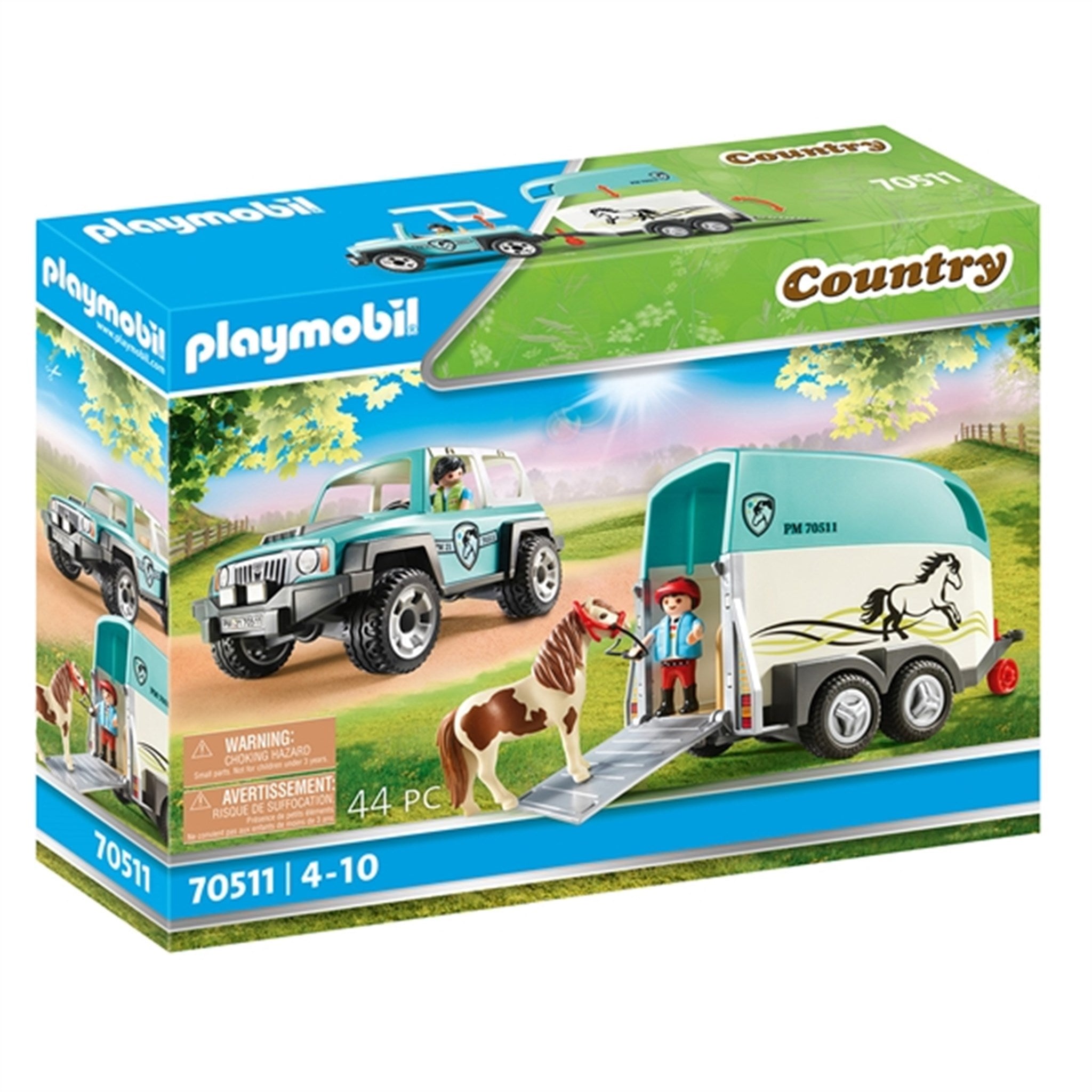Playmobil® Country - Lastbil med Ponyanhænger