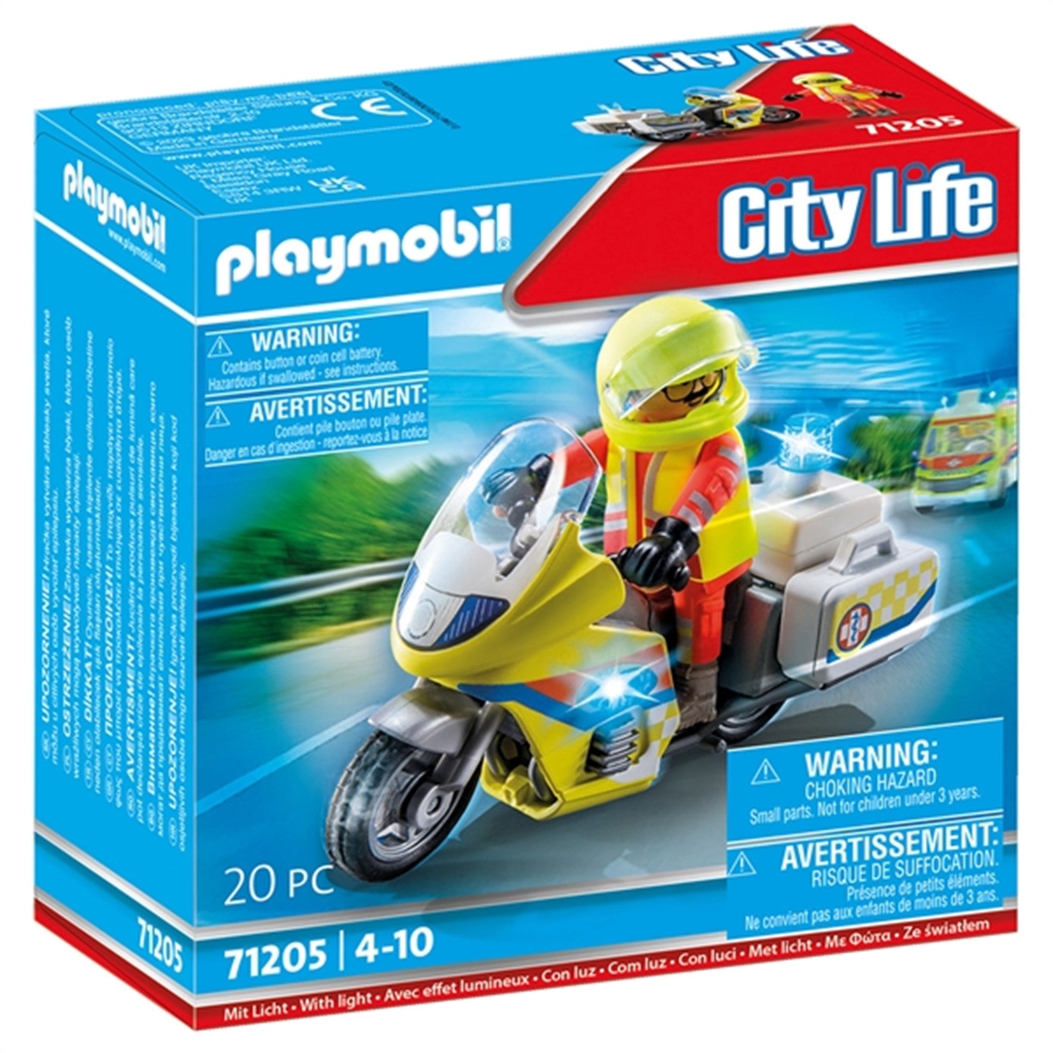Playmobil® City Life - Lægemotorcykel med Blinklys