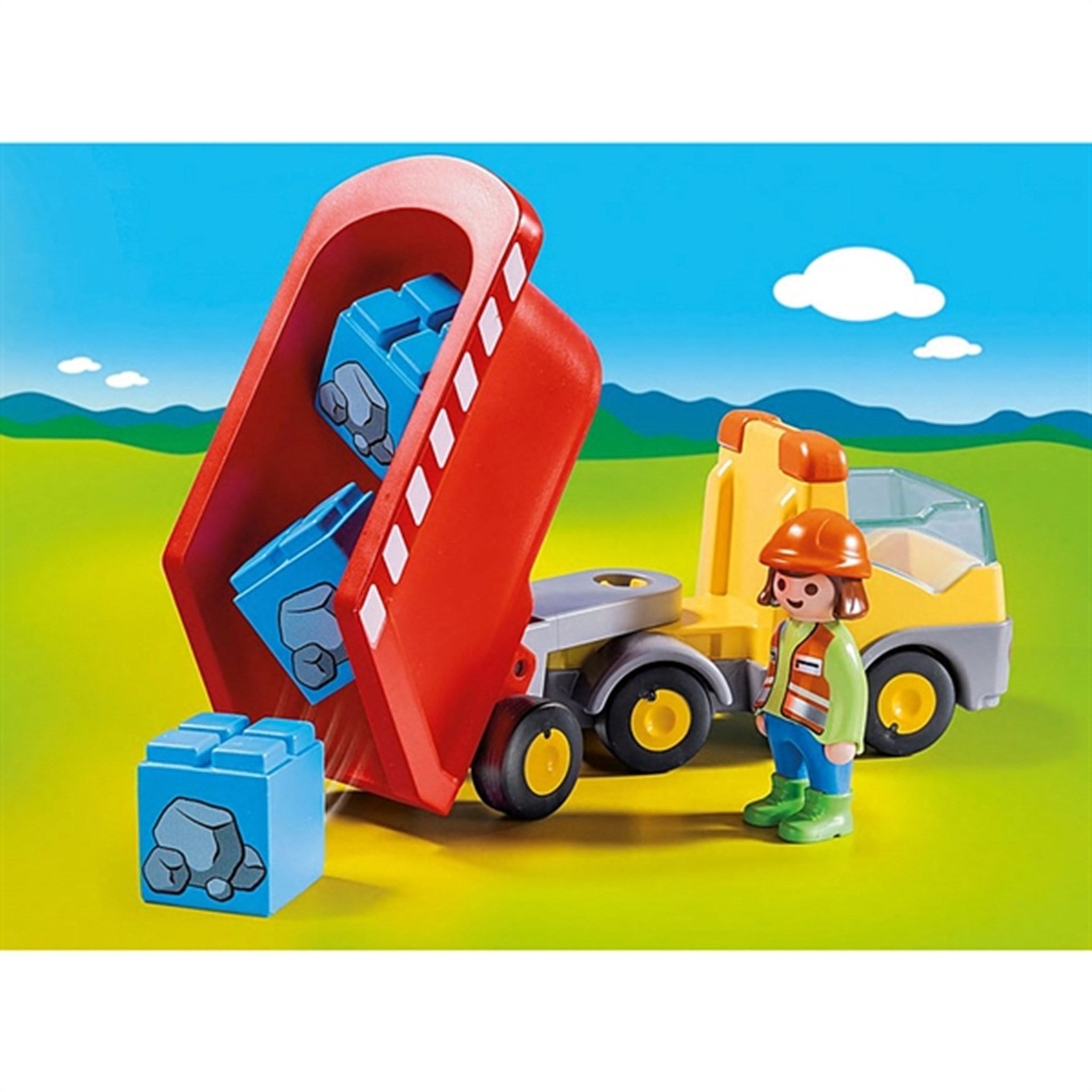 Playmobil® 1.2.3 - Lastbil med Vippelad 2