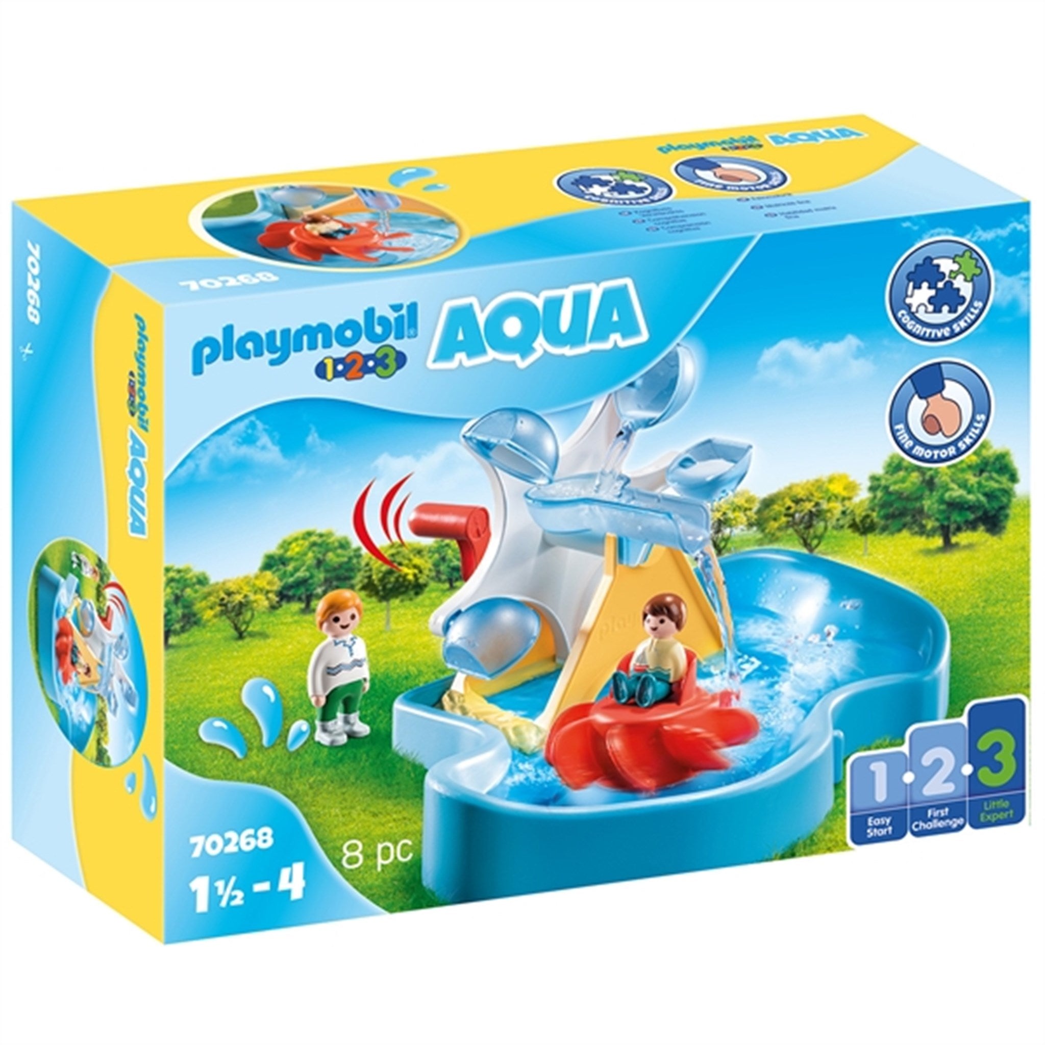 Playmobil® 1.2.3 Aqua - Vandhjul med Karrusel
