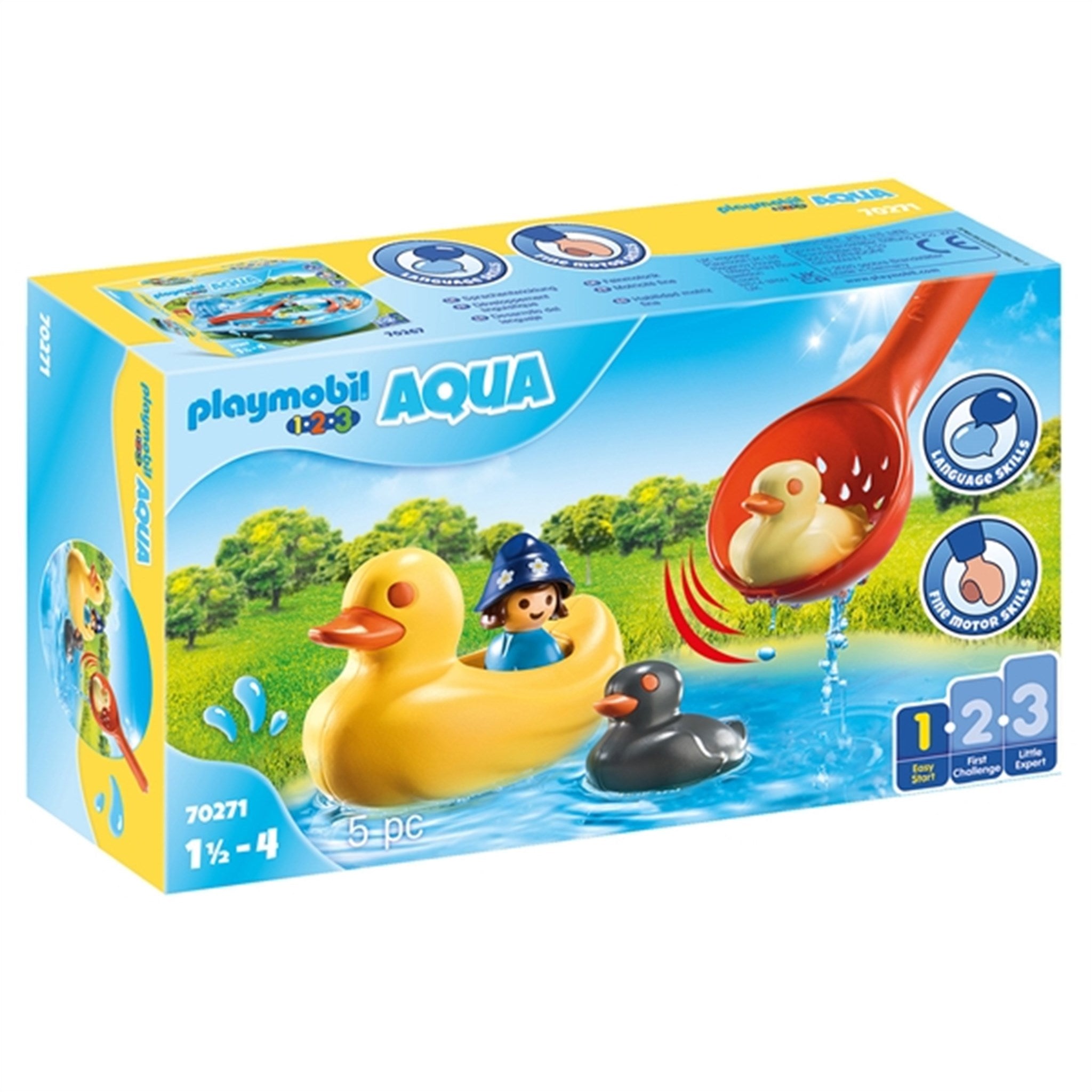 Playmobil® 1.2.3 Aqua - Andefamilie