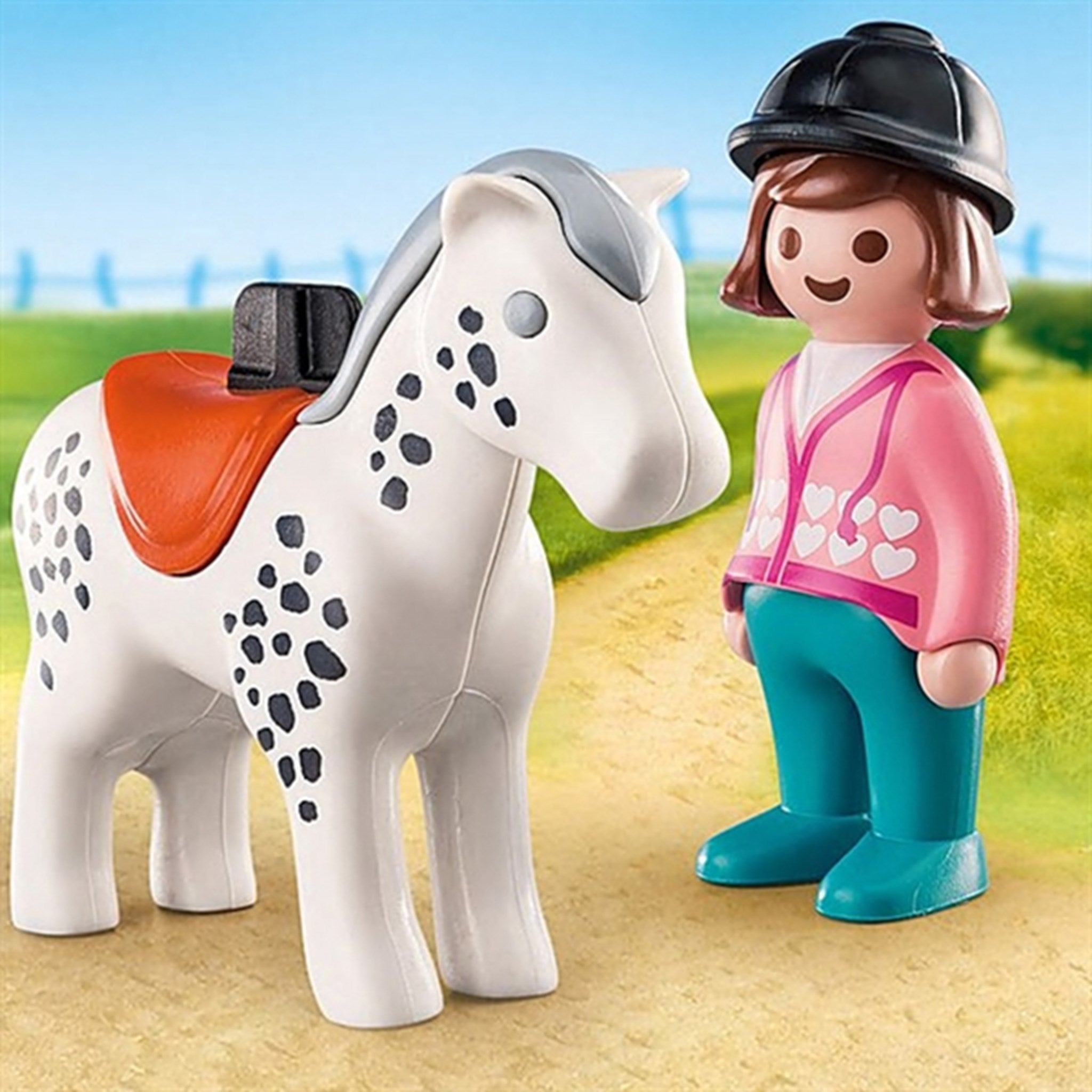 Playmobil® 1.2.3 - Rytter med Hest 2