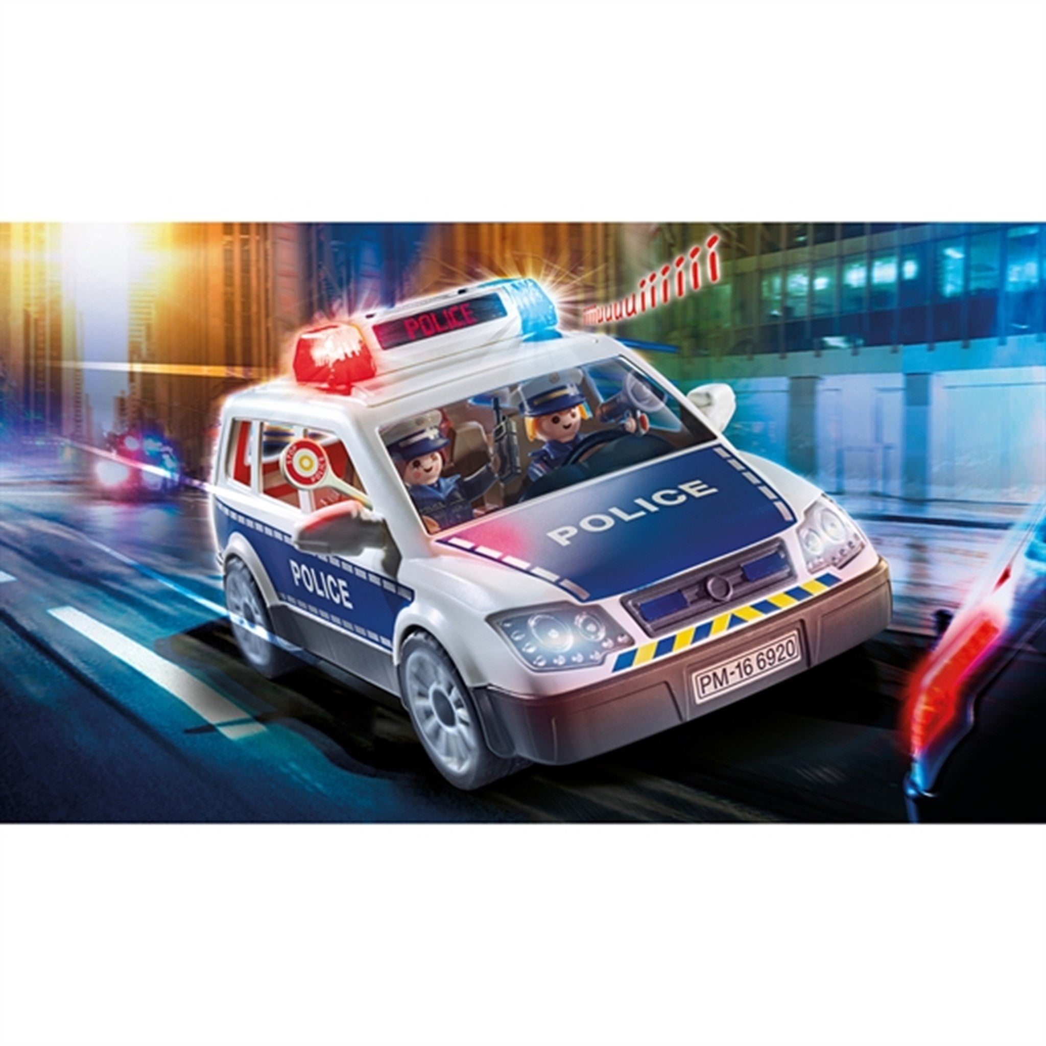 Playmobil® City Action - Politibil med Lys og Lyd 2