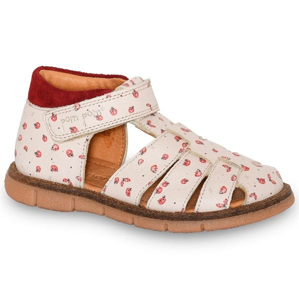 Pom Pom Sandal Classic™ Velcro Ladybird