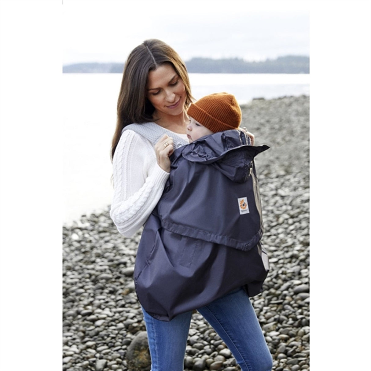 Ergobaby Regn og Vind Cover Til Bæresele Charcoal / Black