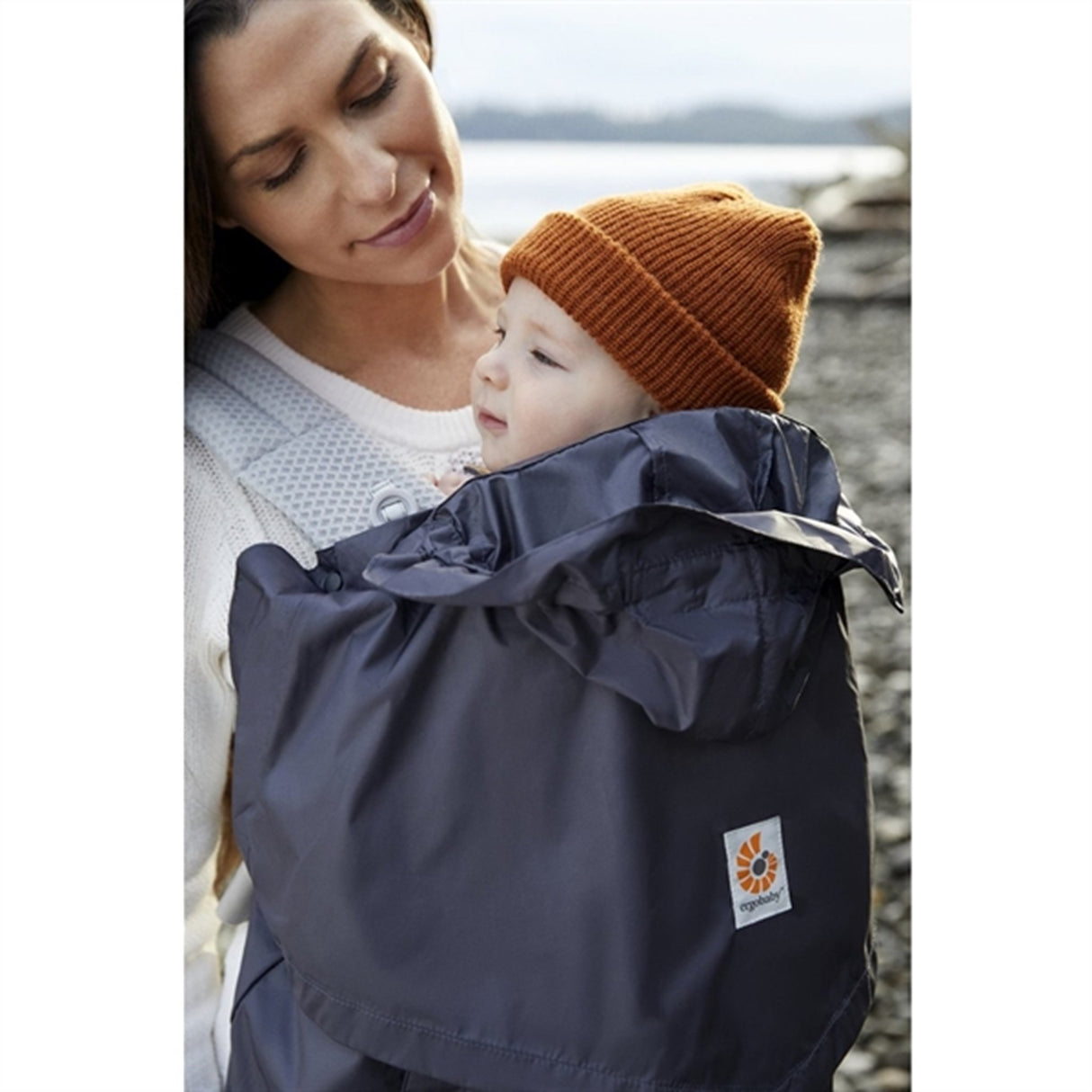 Ergobaby Regn og Vind Cover Til Bæresele Charcoal / Black