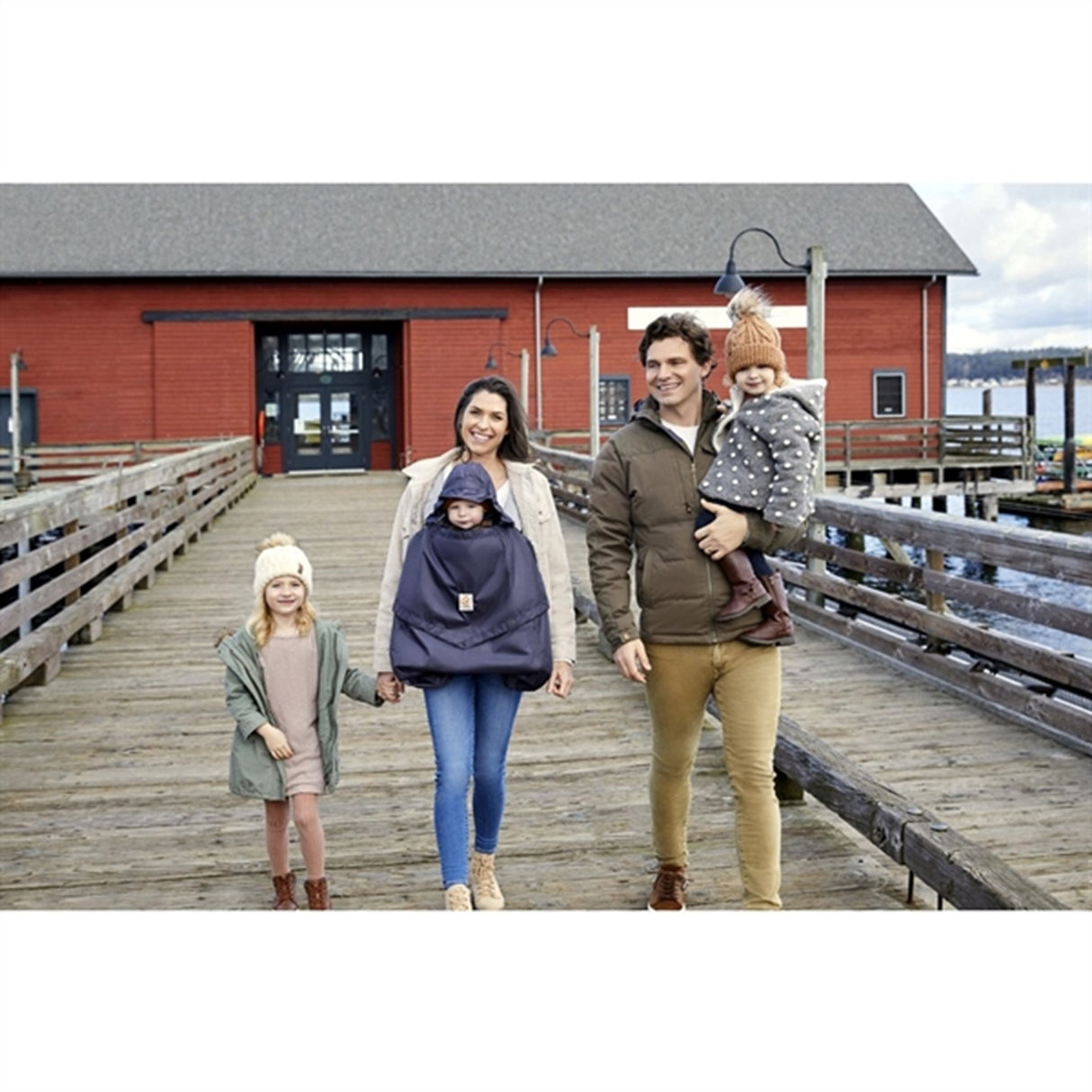 Ergobaby Regn og Vind Cover Til Bæresele Charcoal / Black