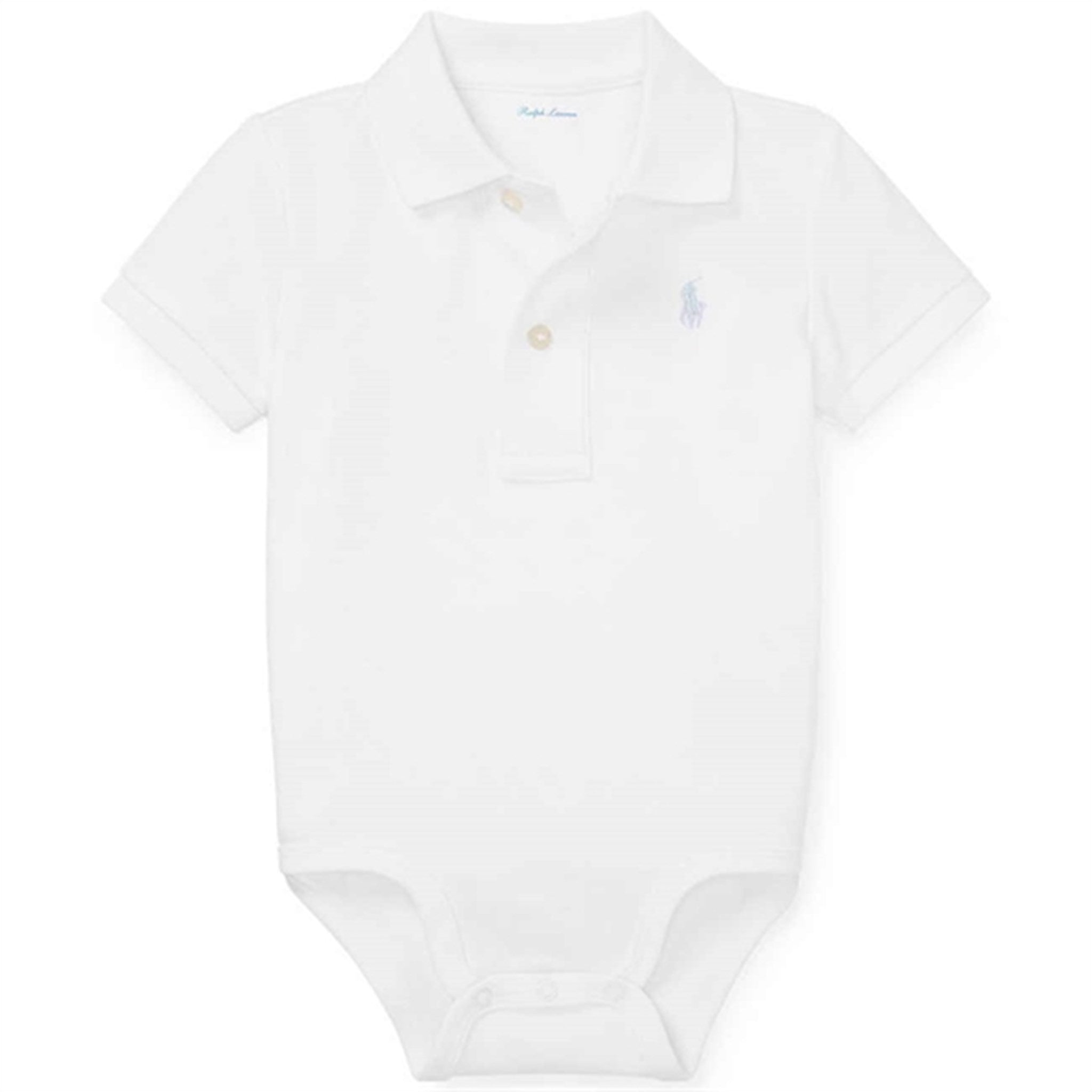 Ralph Lauren Baby Boy Short Sleeved Polo Body White