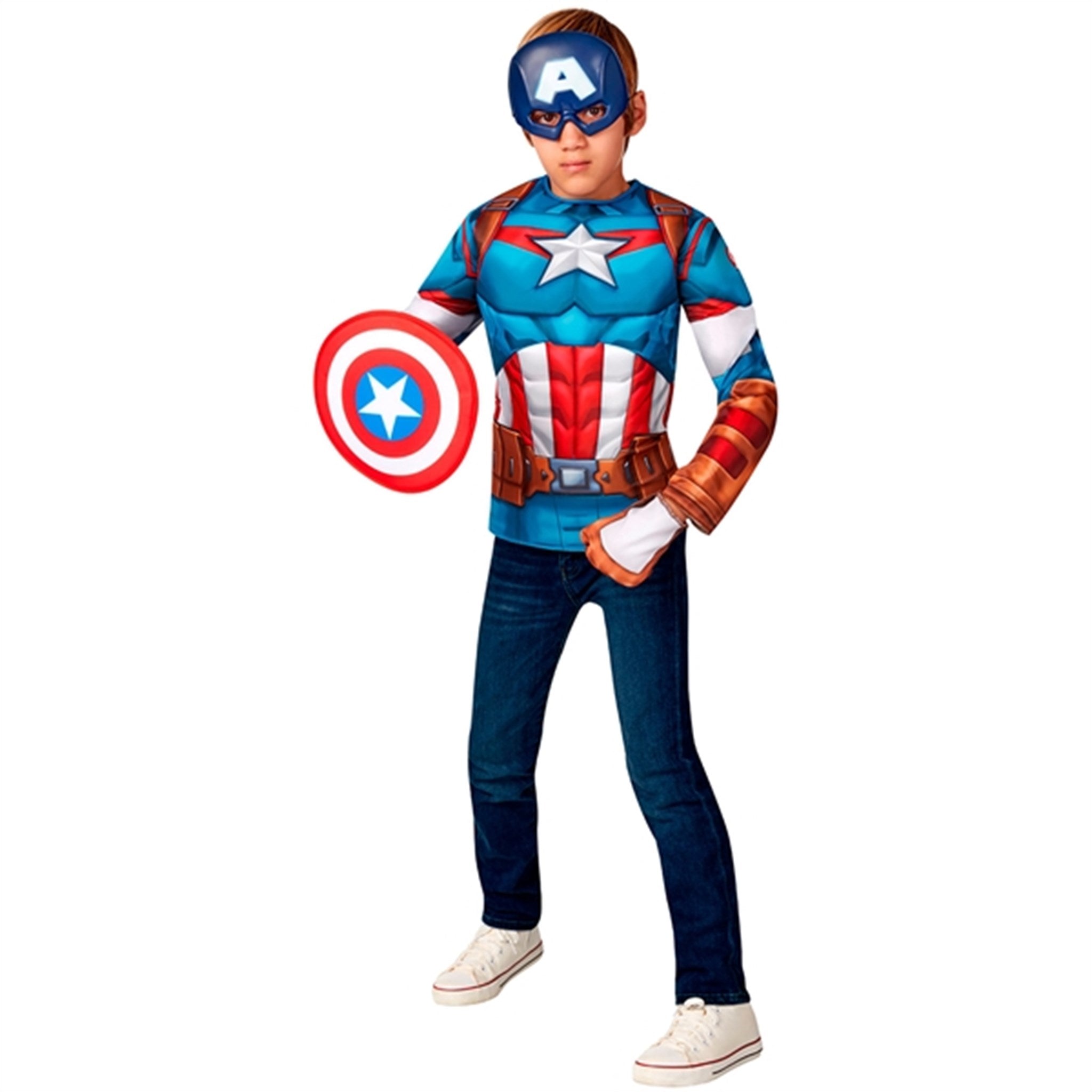 Rubies Marvel Captain America Kostume (kun overdel)