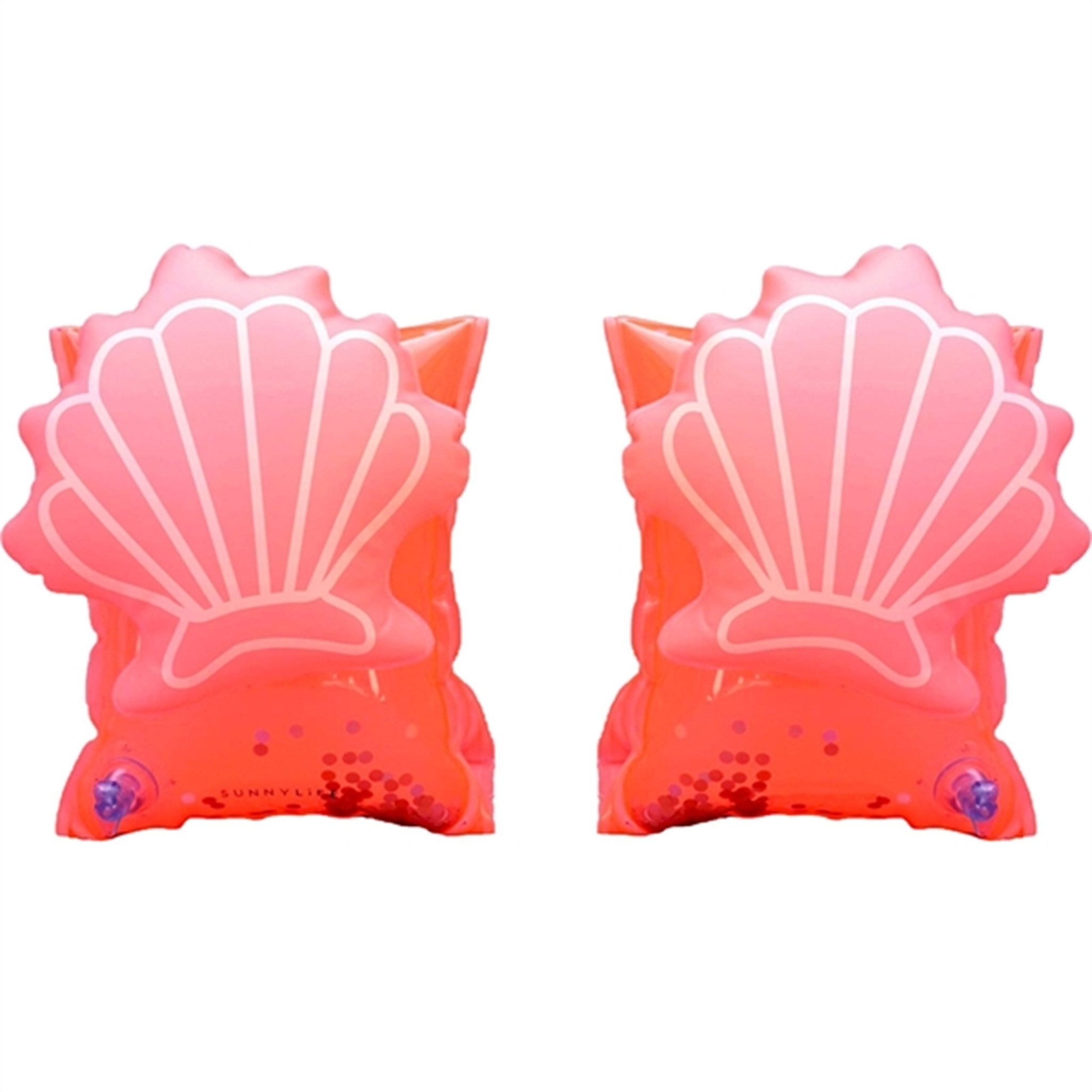 SunnyLife Badevinger Shell Neon Coral