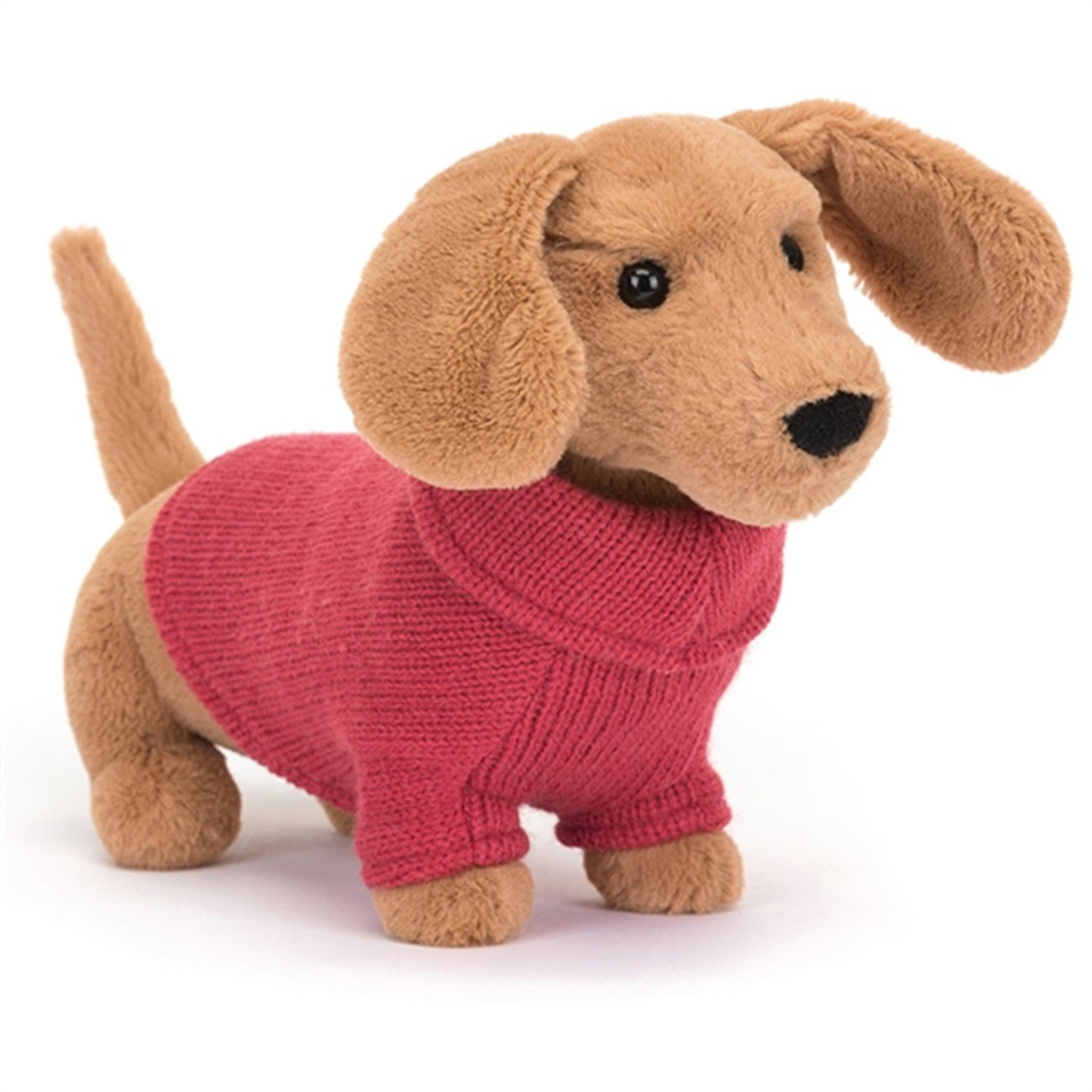 Jellycat Sweater Gravhund Pink 14 cm