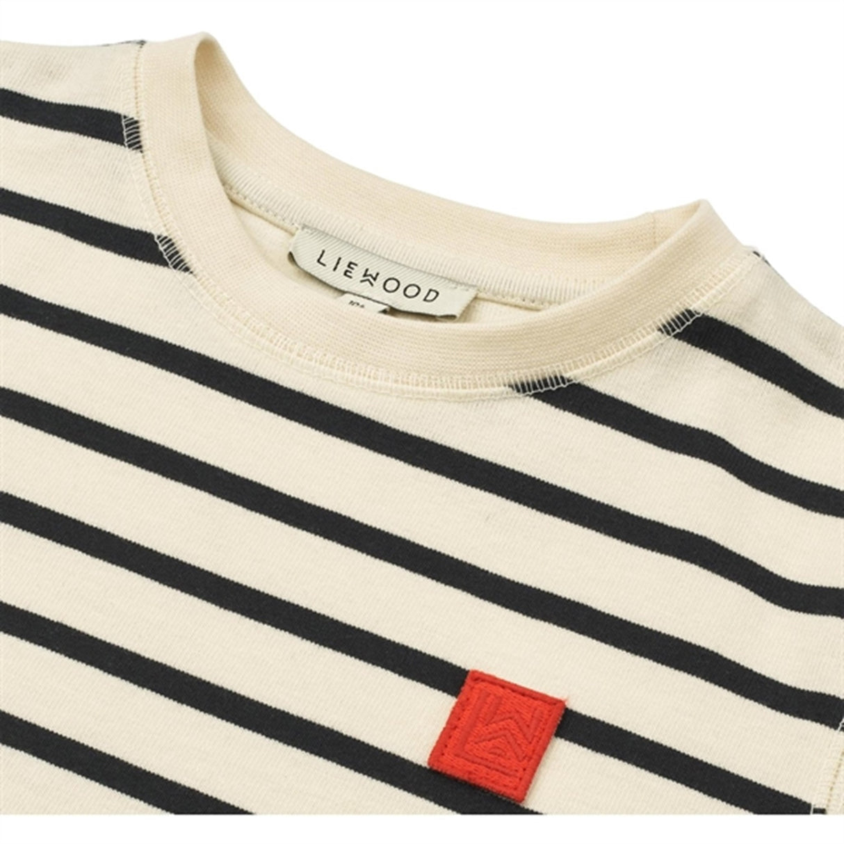 Liewood Y/D Stipes Classic Navy/Creme De La Creme Sixten Stripe T-shirt