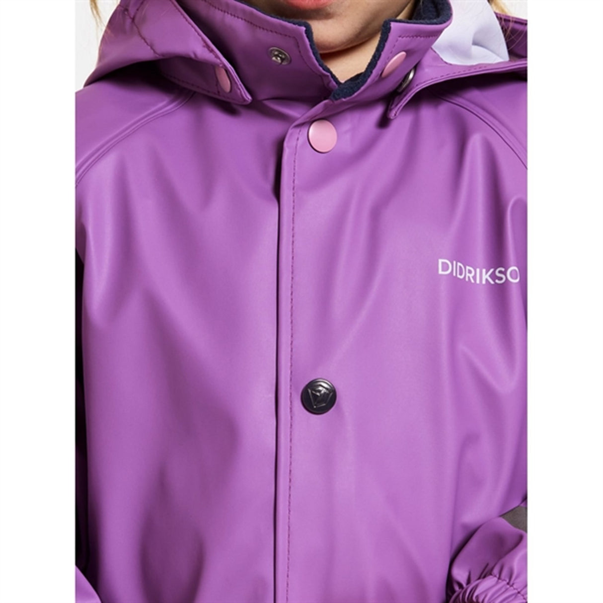 Didriksons Tulip Purple Slaskeman Kids Regntøj