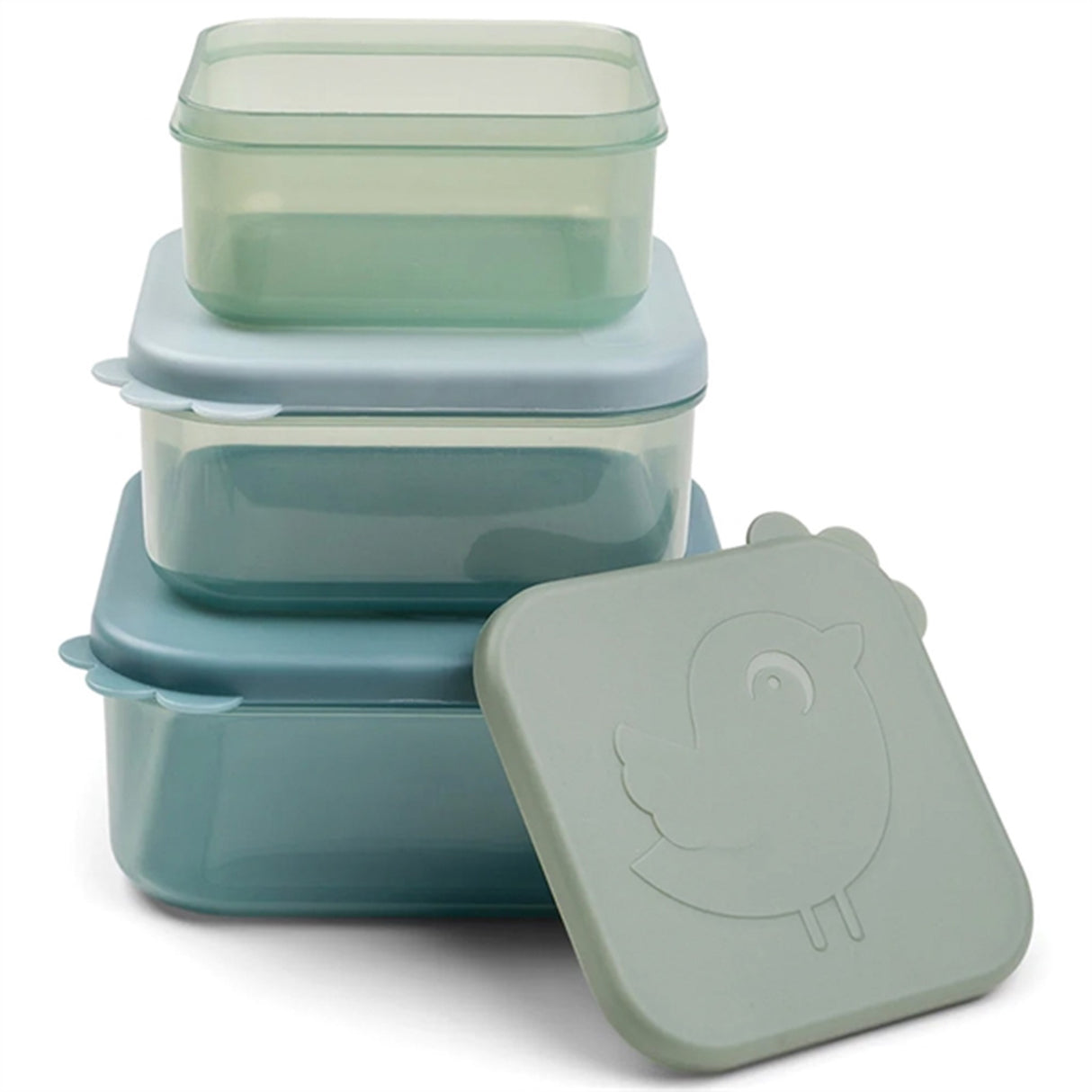 Done by Deer Snack Box Set 3-pak Deer Friends Blue