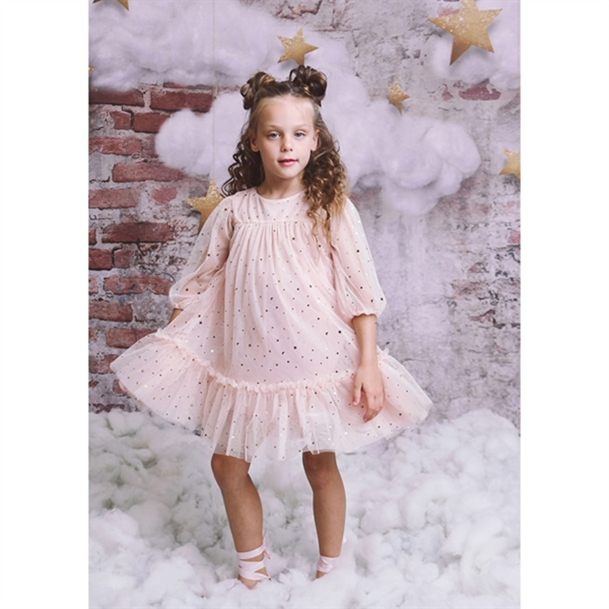 Dolly by Le Petit Tom Stars & Moon Empress Tulle Kjole Ballet Pink
