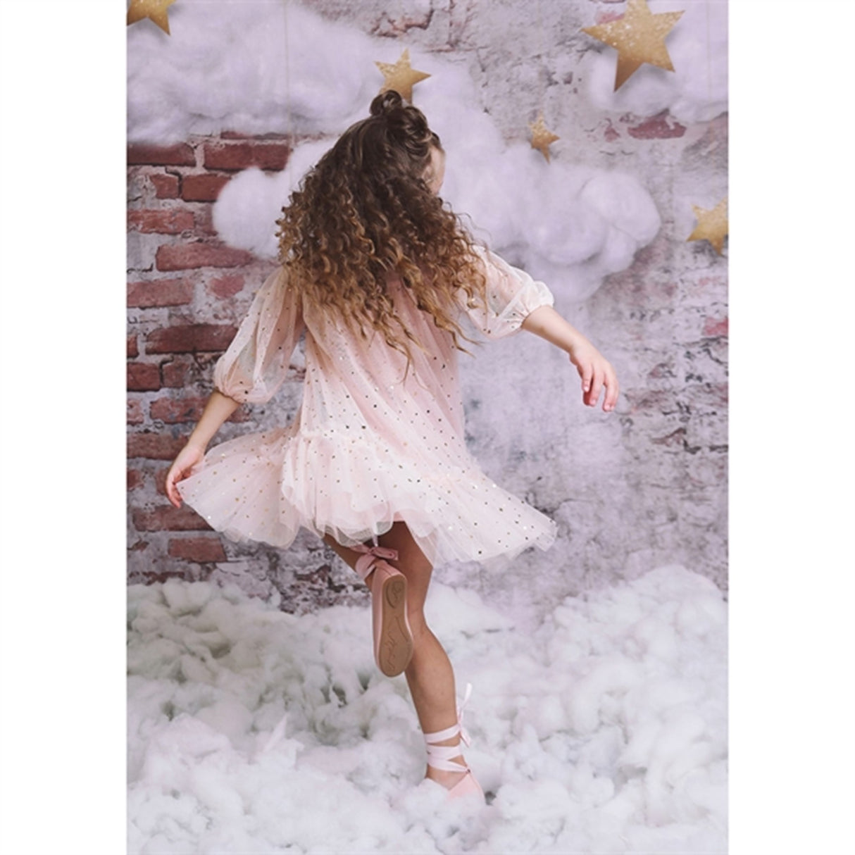 Dolly by Le Petit Tom Stars & Moon Empress Tulle Kjole Ballet Pink
