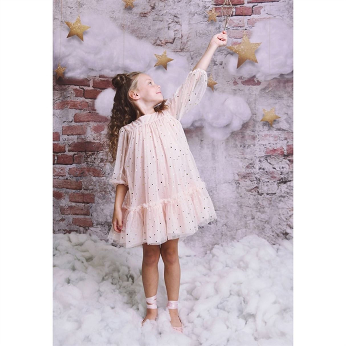 Dolly by Le Petit Tom Stars & Moon Empress Tulle Kjole Ballet Pink