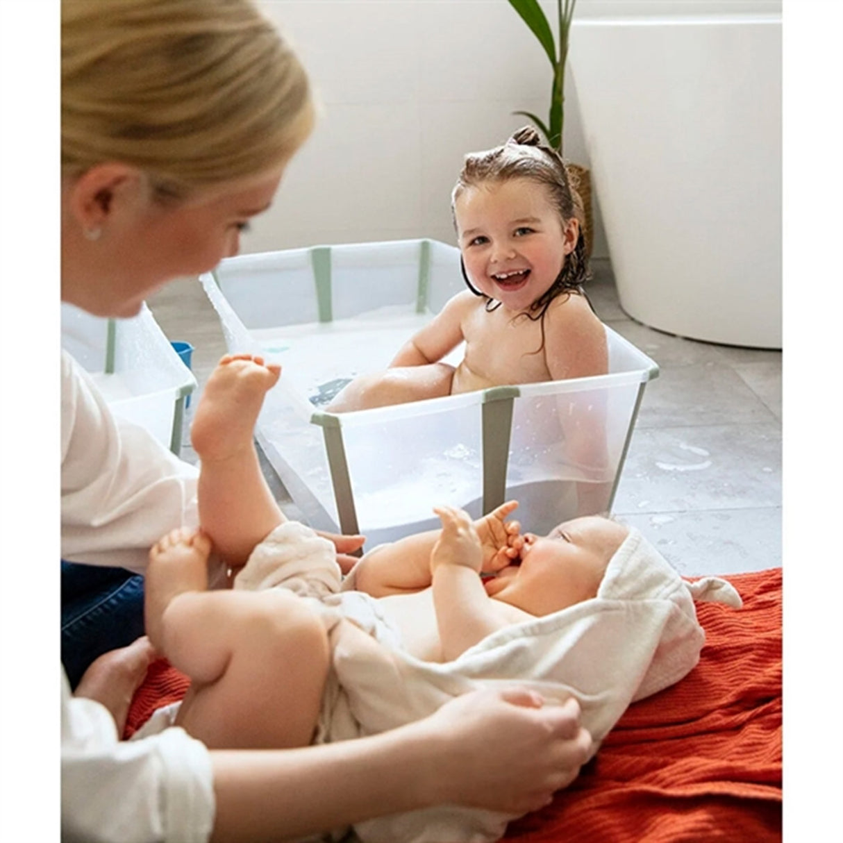 Stokke® Flexi Bath ® Badekar X-Large Transparent Blue