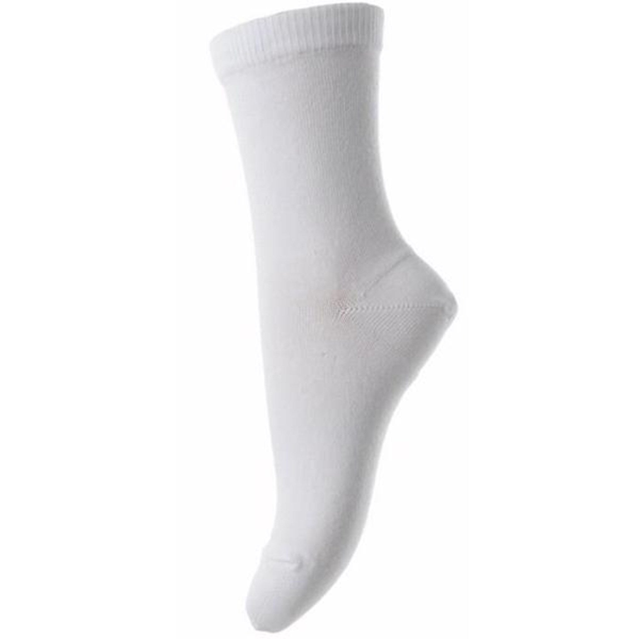 MP 700 Cotton Plain Socks 01 White