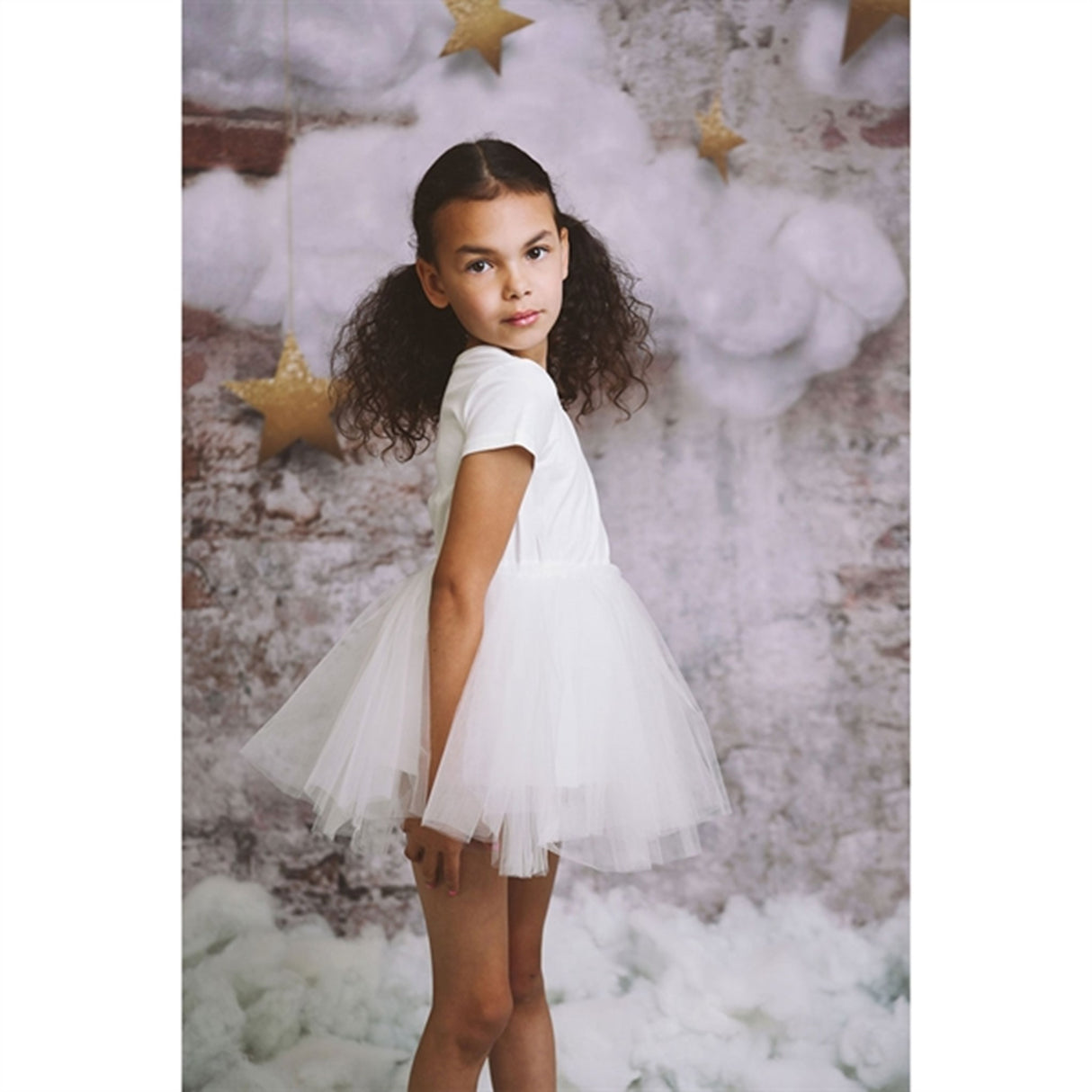 Dolly by Le Petit Tom Tutully T-Shirt Tutu Kjole White