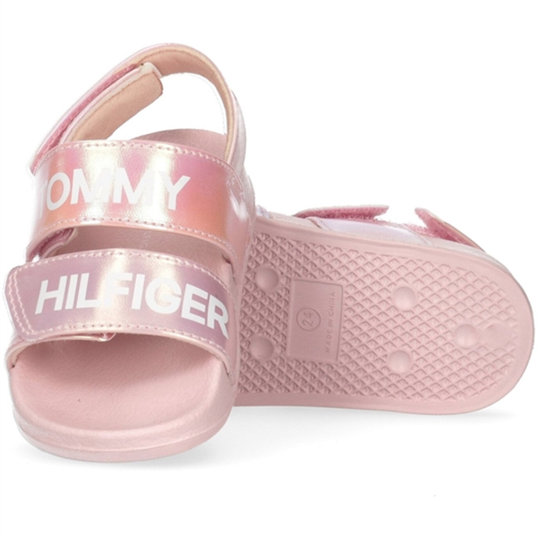Tommy Hilfiger Velcro Sandal Pink 2