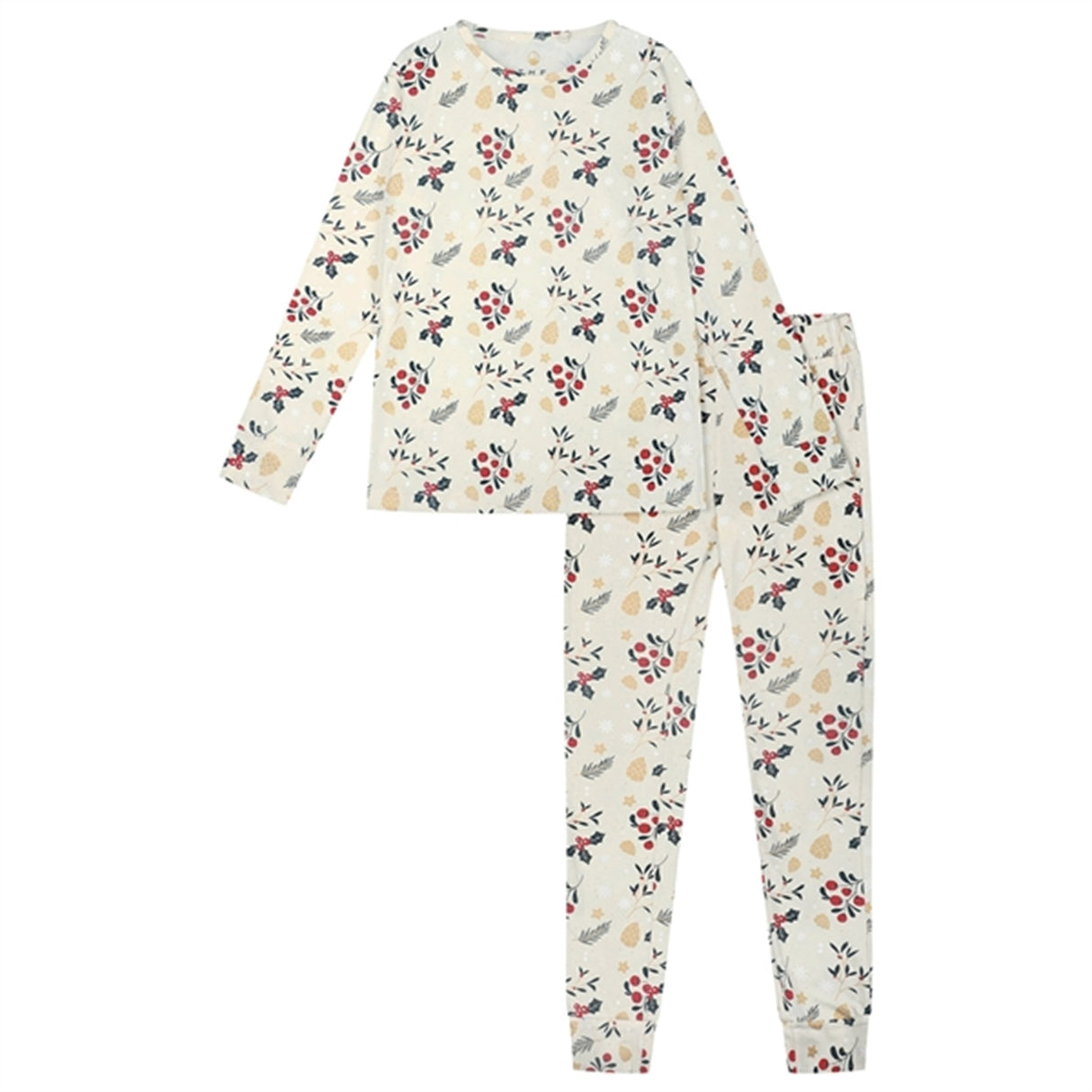 The New Jule Natsæt Voksen Ecru AOP Holiday