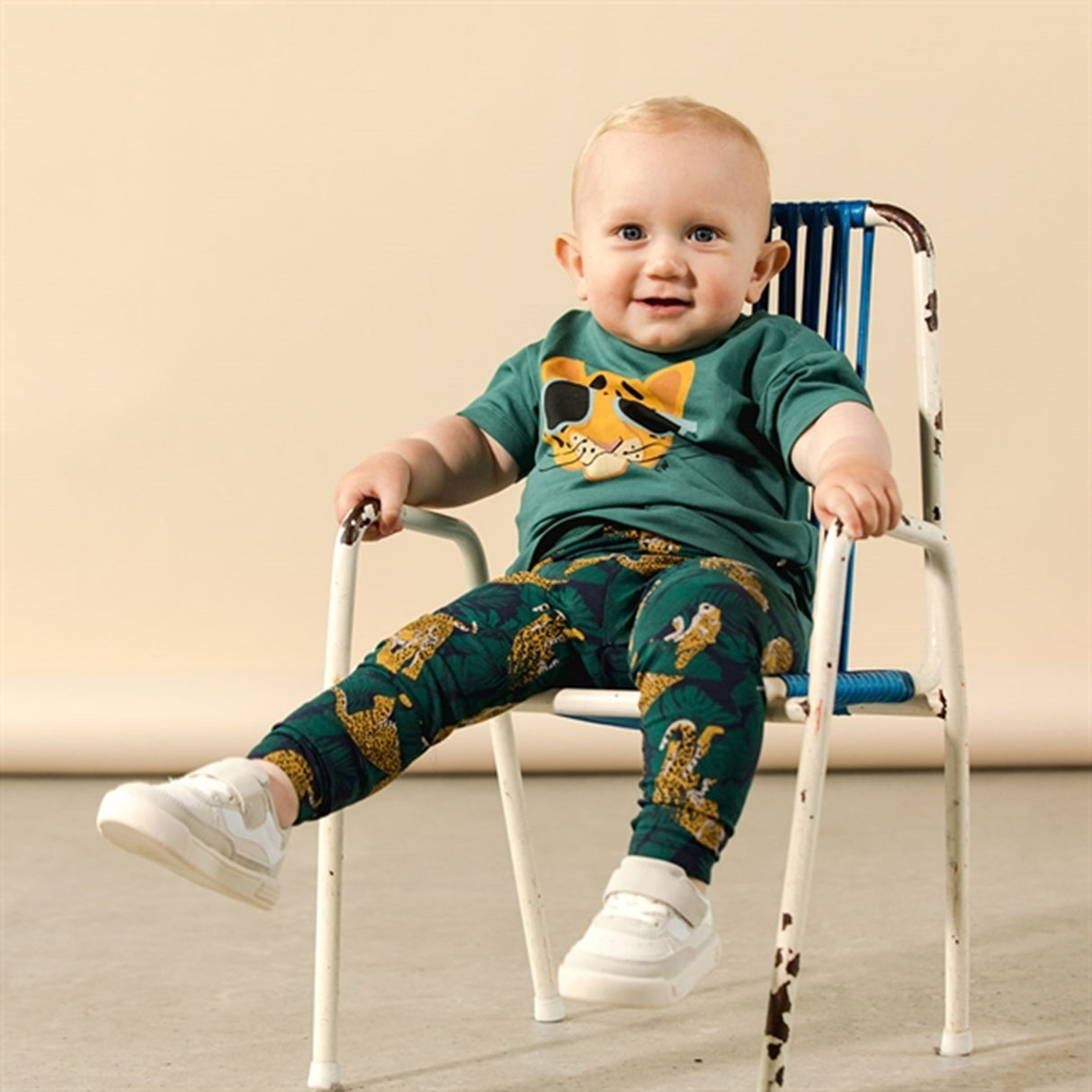 The New Siblings Navy Blazer Caleb Leggings