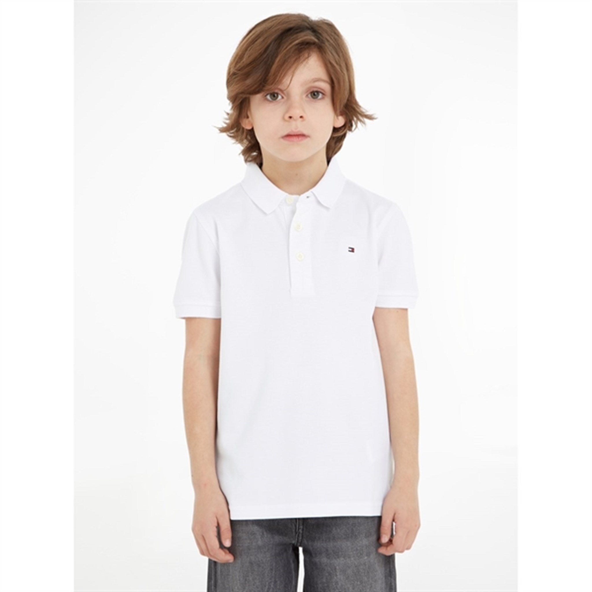 Tommy Hilfiger Boy Tommy Polo T-Shirt Bright White 2