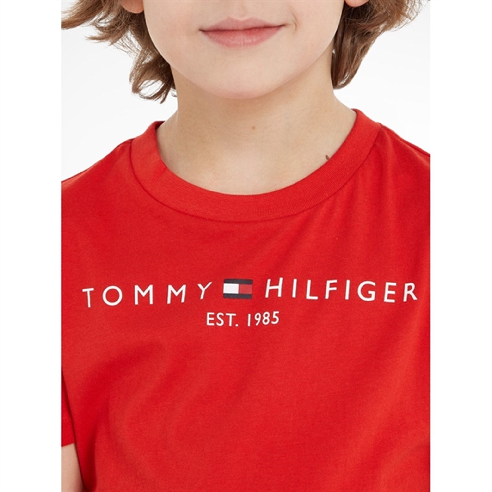 Tommy Hilfiger Essential T-Shirt Deep Crimson 4