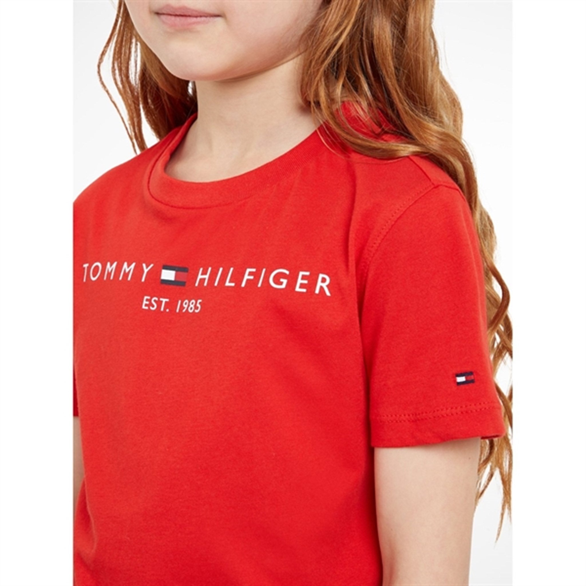 Tommy Hilfiger Essential T-Shirt Deep Crimson 5